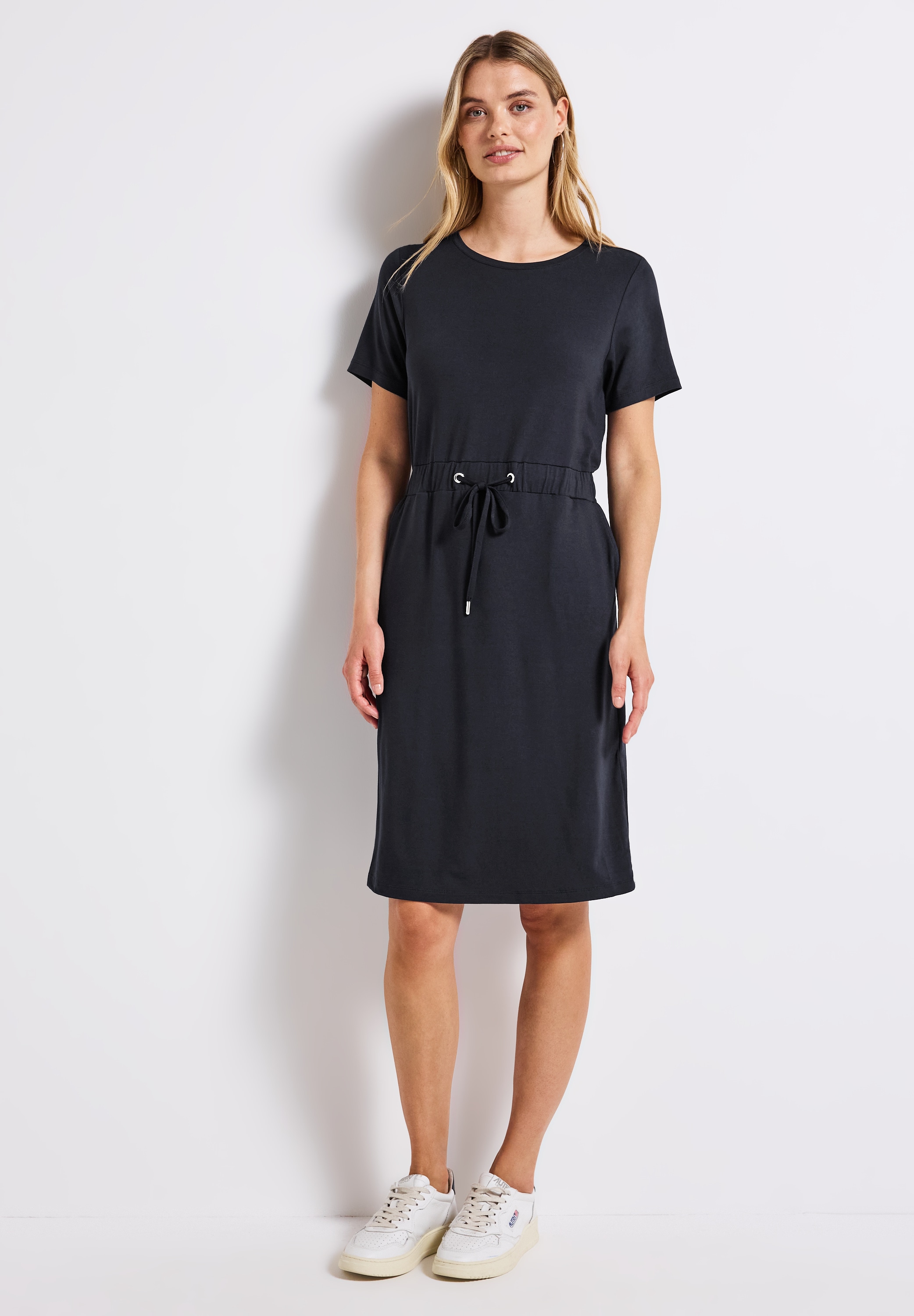 STREET ONE Jerseykleid Ohne Taschen mit Tunnelzug an der Taille