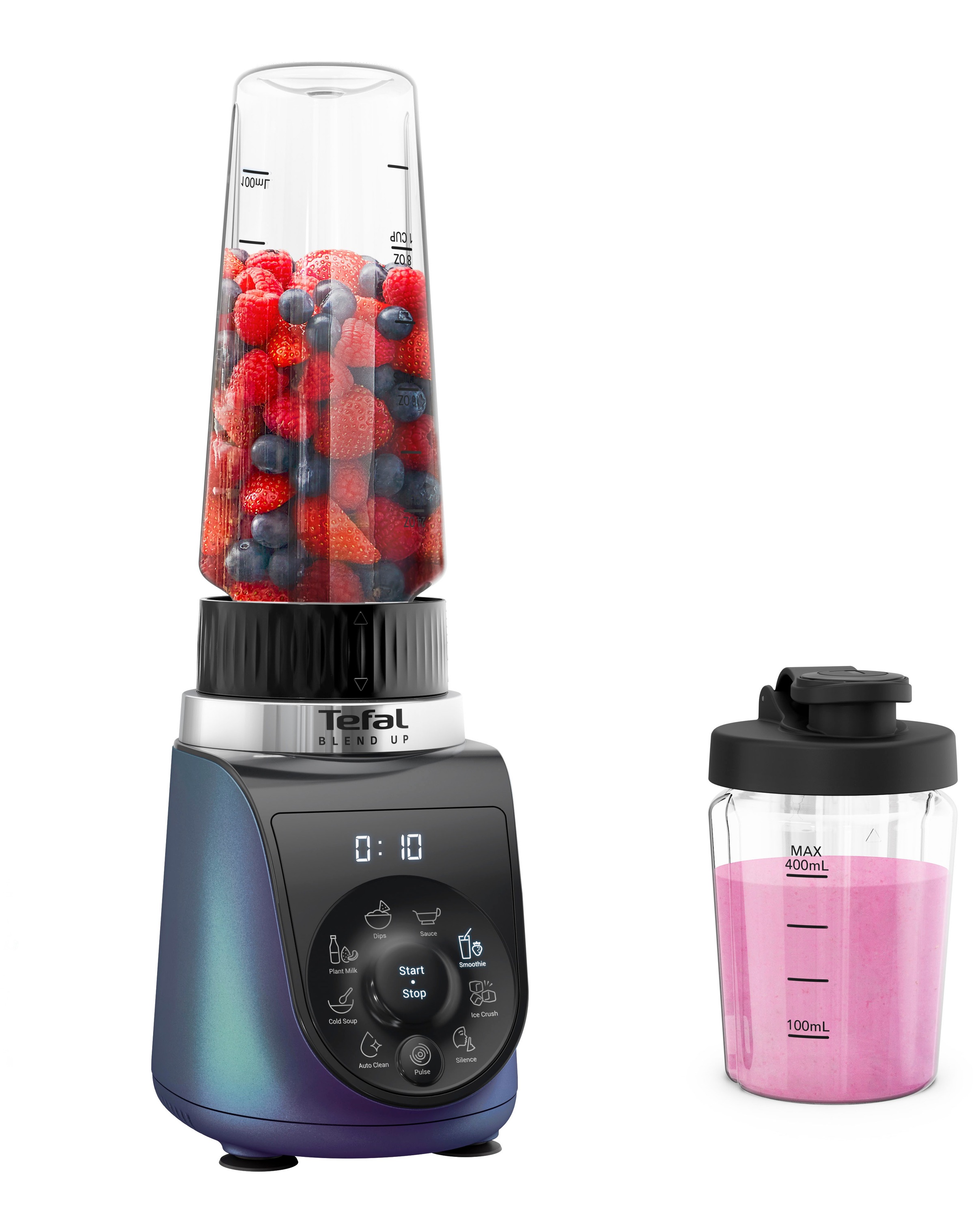 Tefal Standmixer "BL19H4 Blend Up", 1000 W, 8 automatische Programme, kompakt, Silence-Modus