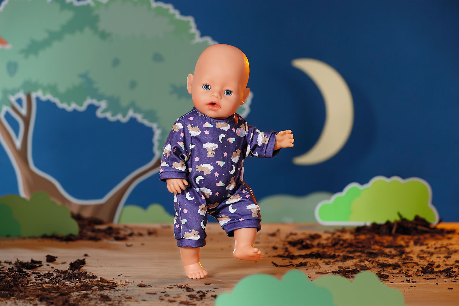 Baby Born Kuscheltier »Teddy« mit leuchtendem Schlafanzug