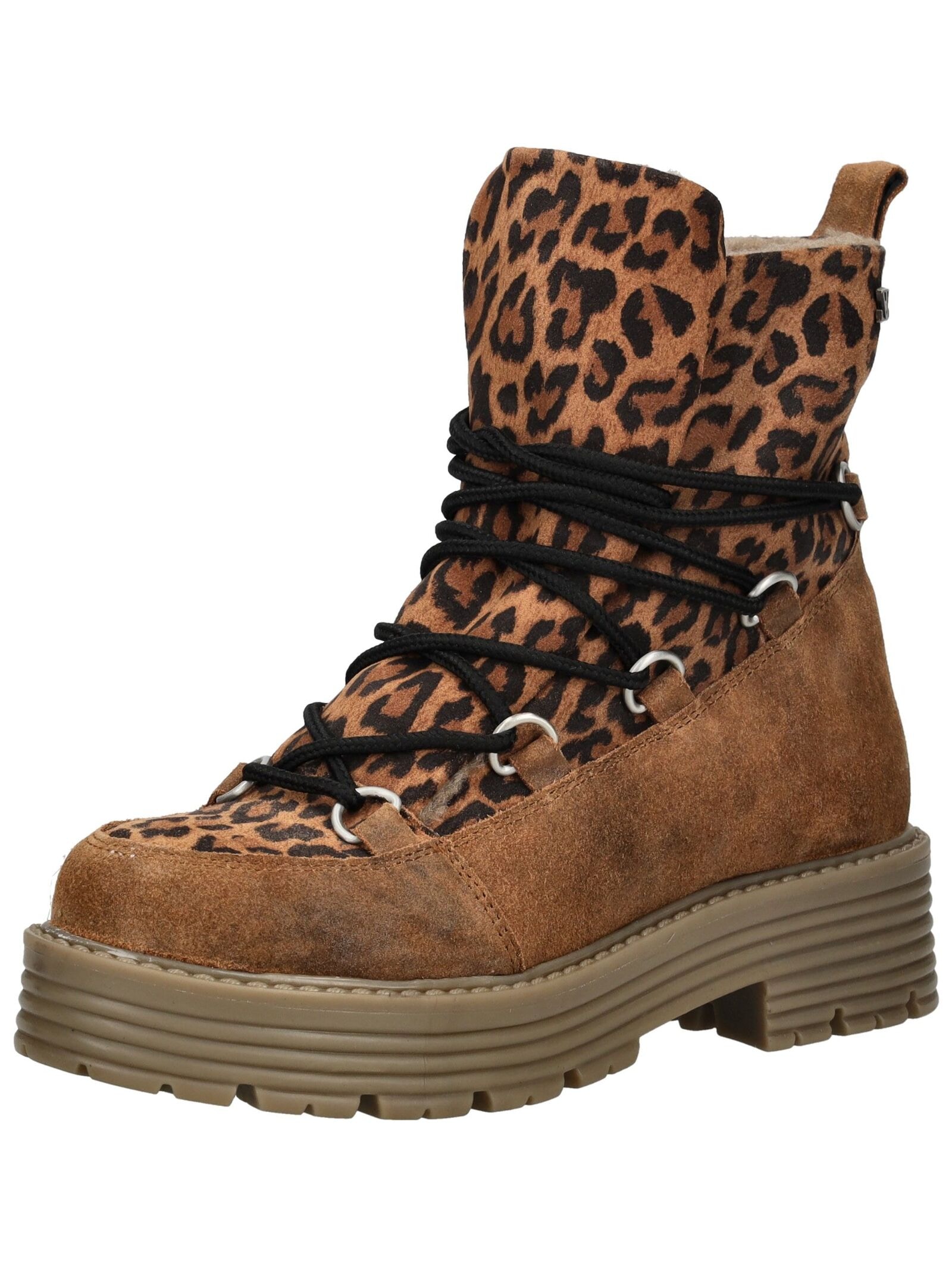 Lazamani Schnürstiefelette "Lazamani Stiefelette Veloursleder/Textil" günstig online kaufen