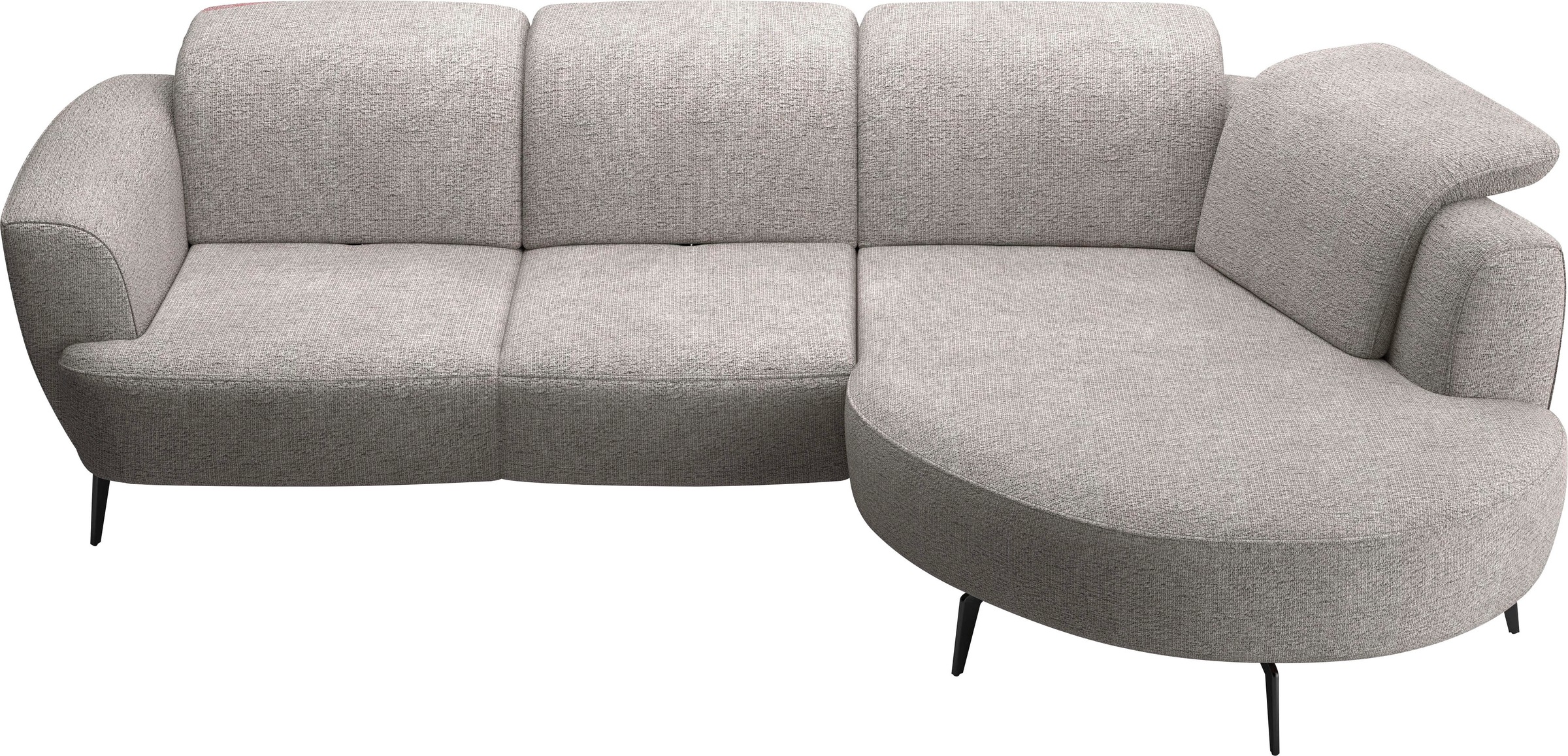sit&more Ecksofa »Zoe«, ink.Sitztiefenverstellung, wahlweise mit Kopfteilverstellung