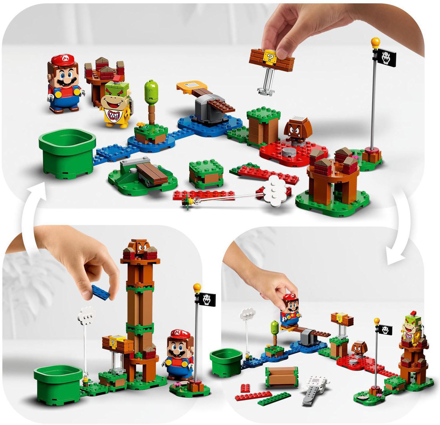 LEGO® Konstruktionsspielsteine »Abenteuer mit Mario – Starterset (71360), LEGO® Super Mario«, (231 St.)