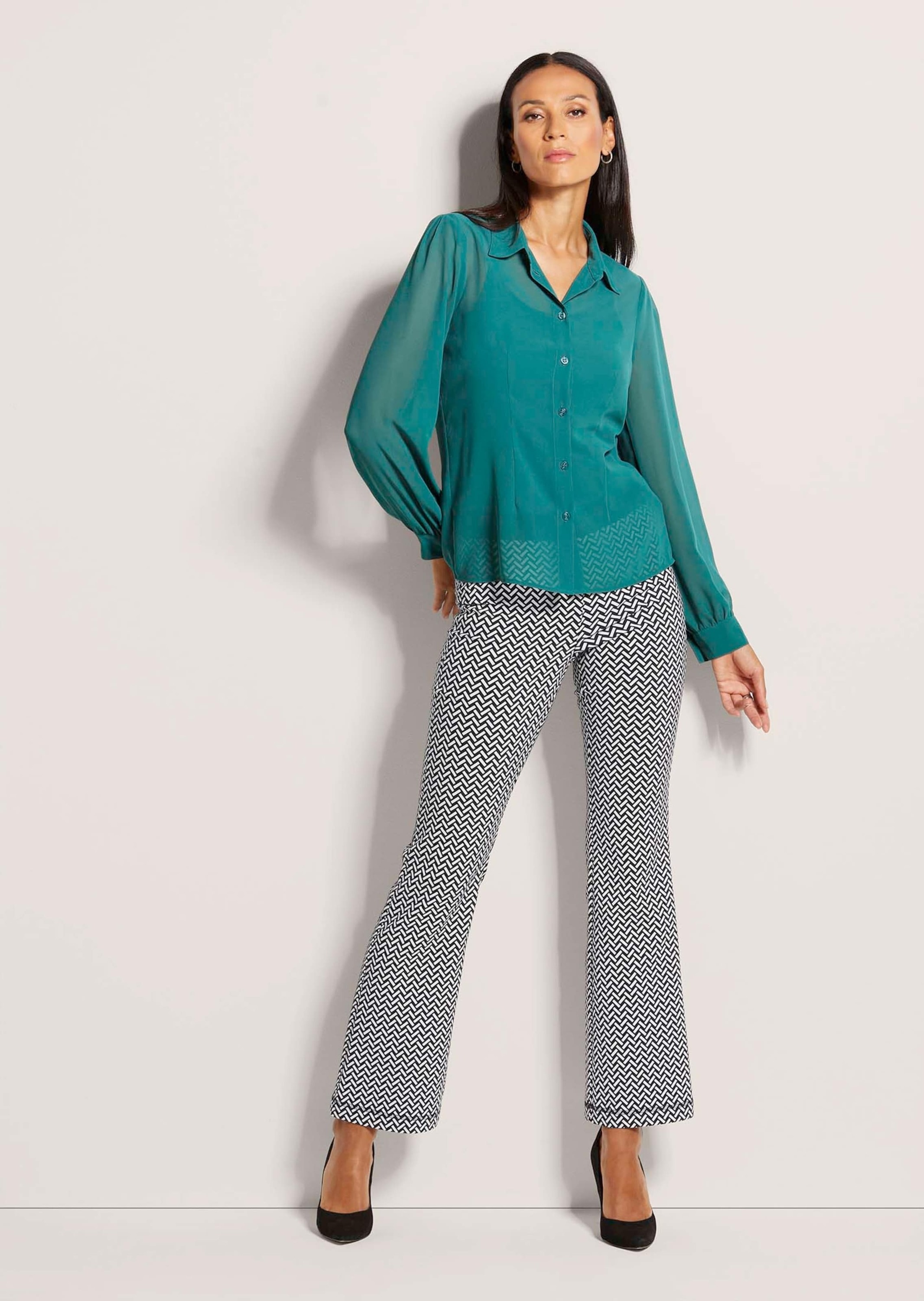 Thumbnail - MADELEINE Langarmbluse "Blusenset Zweiteiliges Set aus Bluse und Top"