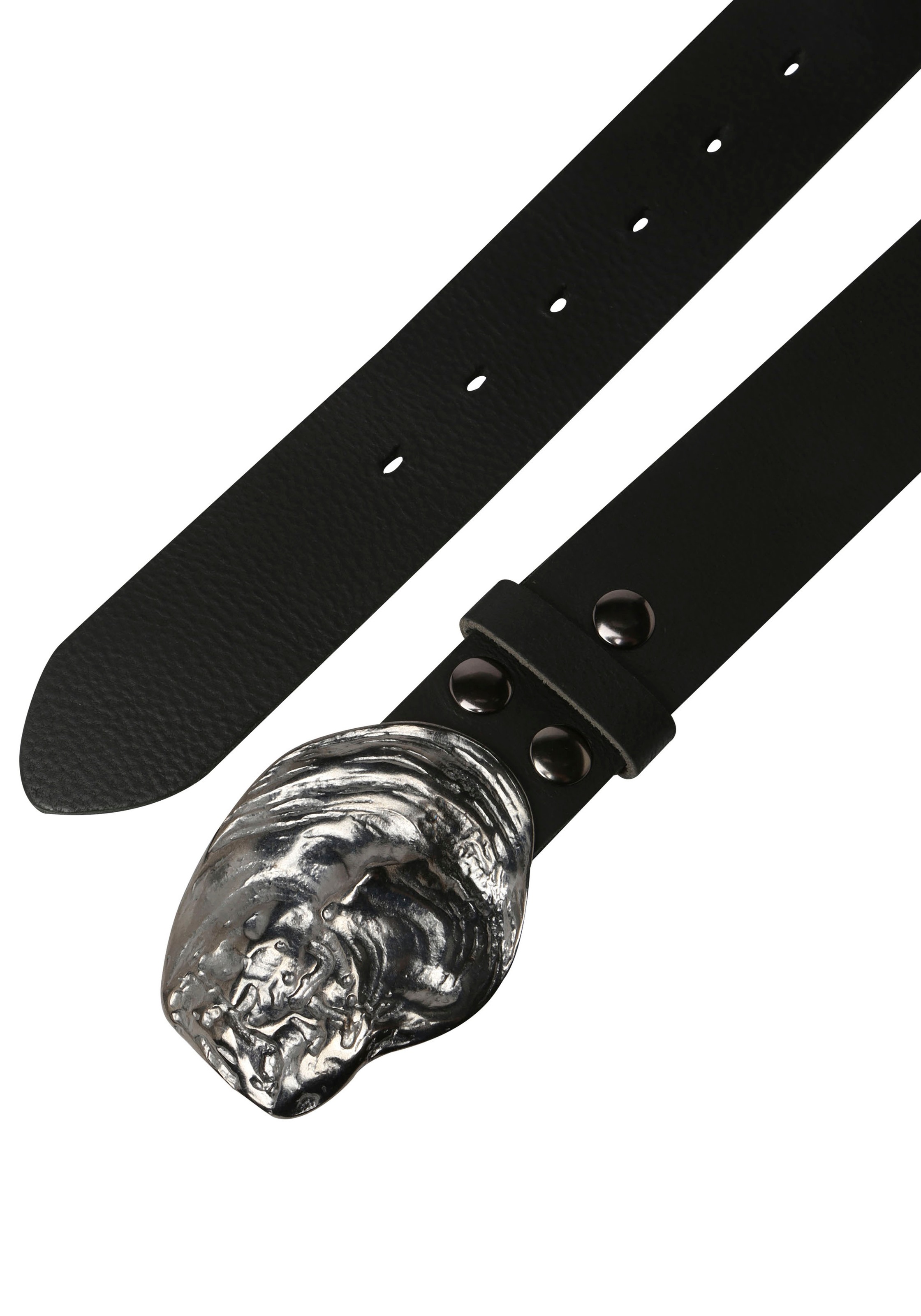 Rettungsring Gürtel Ledergürtel mit austauschbarer Schließe "Auster Muschel günstig online kaufen