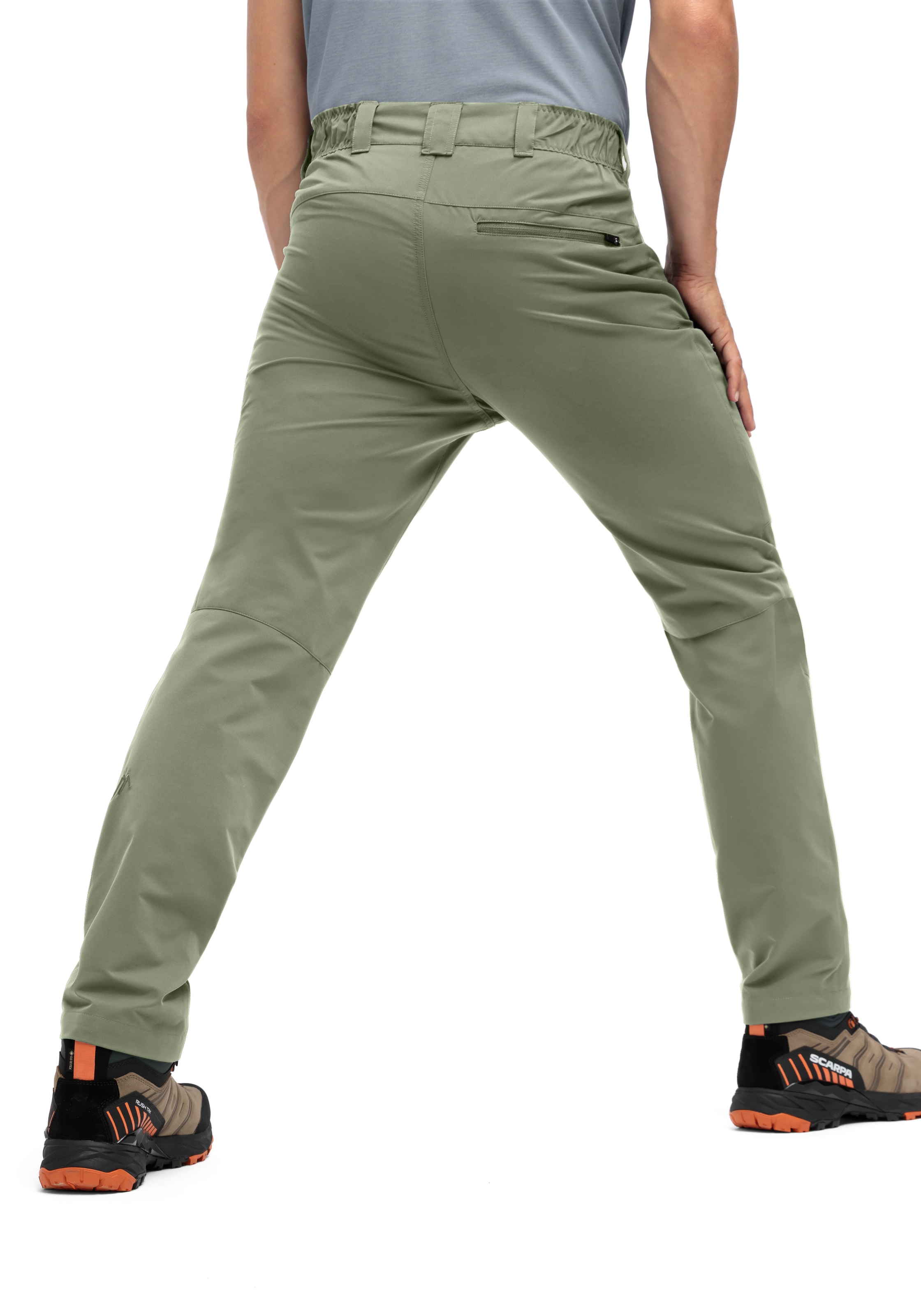 Maier Sports Outdoorhose »Nil Loop«, Herren Wanderhose, Funktionshose mit Taschen + Gürtel, Regular Fit
