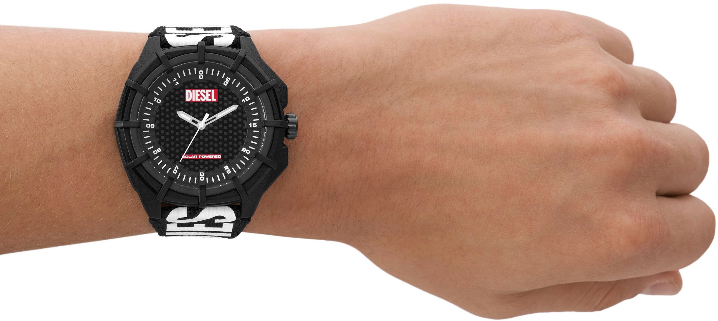Diesel Solaruhr »FRAMED«, Armbanduhr, Herrenuhr, analog