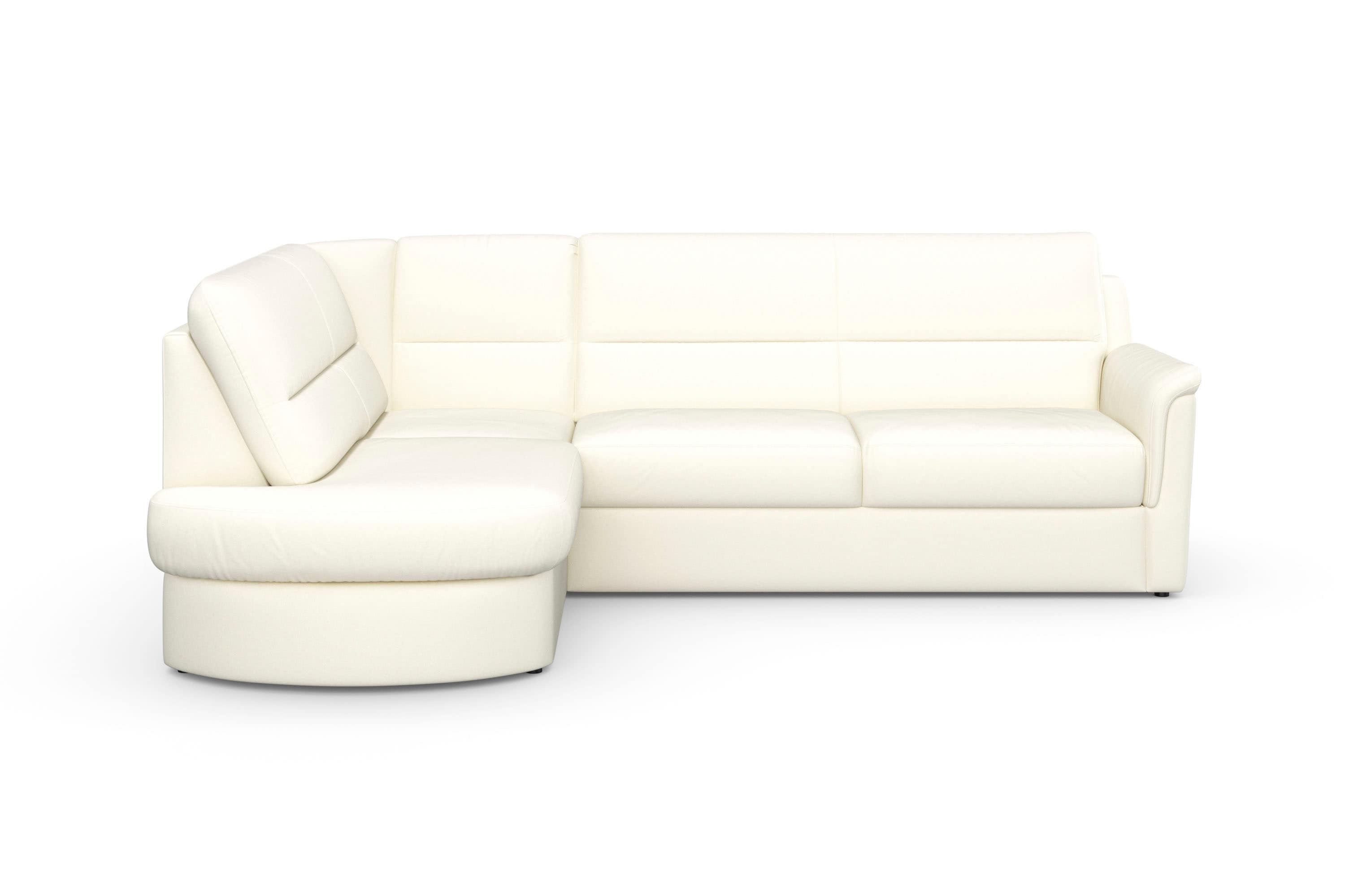 sit&more Ecksofa "Panini L-Form" wahlweise mit Schlaffunktion und Bettkasten