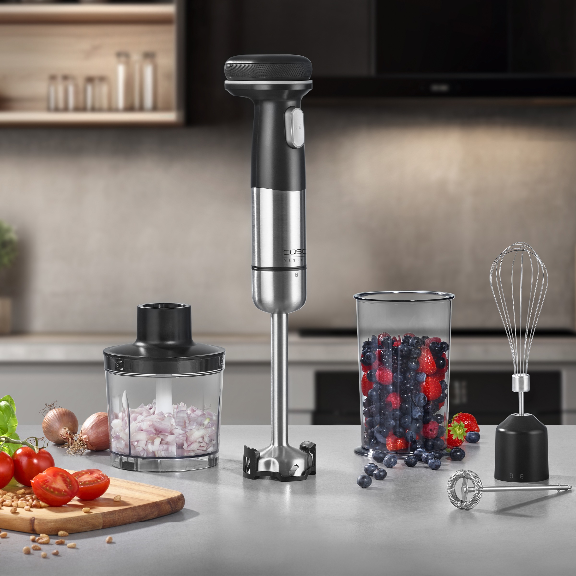 Caso Stabmixer »3605 Click & Mash kabellos«, 180 W