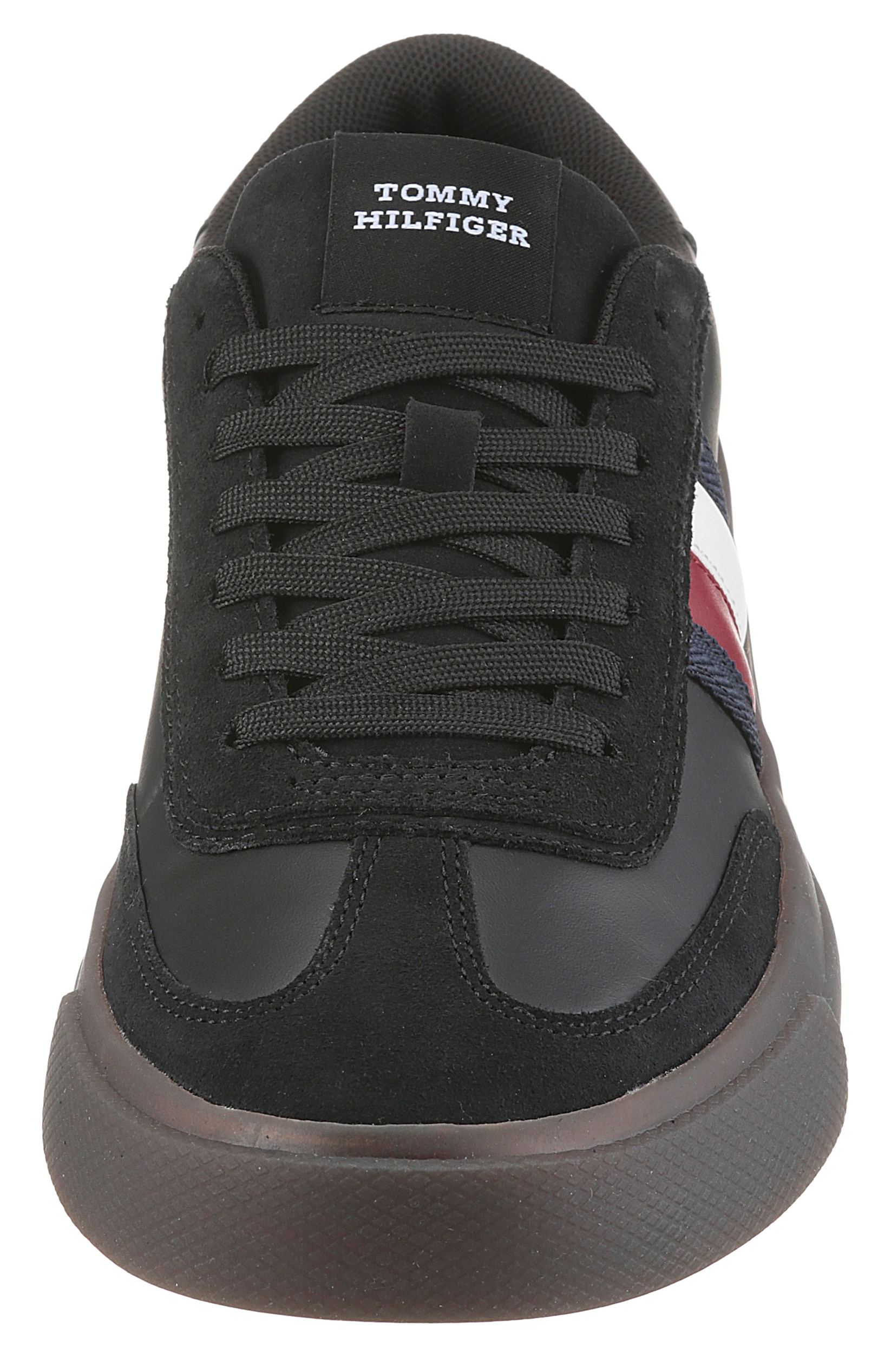 Tommy Hilfiger Sneaker »TH CUPSET TERRACE«, Freizeitschuh, Halbschuh, Schnürschuh mit seitlichen Streifen