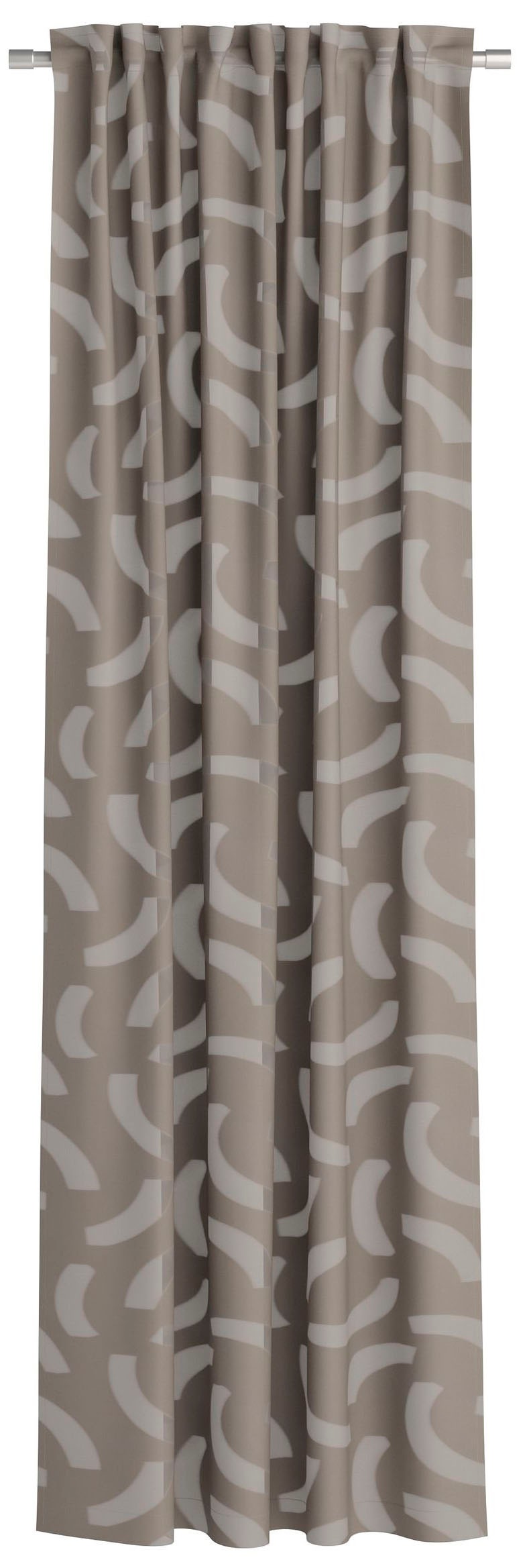 Neutex for you! Vorhang »CASALI« Multifunktionsband 1 Stk. tlg. Allover-Muster aus zeitlosen Halbkreisen
