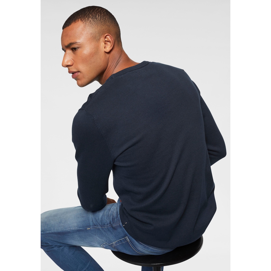 Jack & Jones Rundhalspullover »BASIC KNIT CREW NECK«