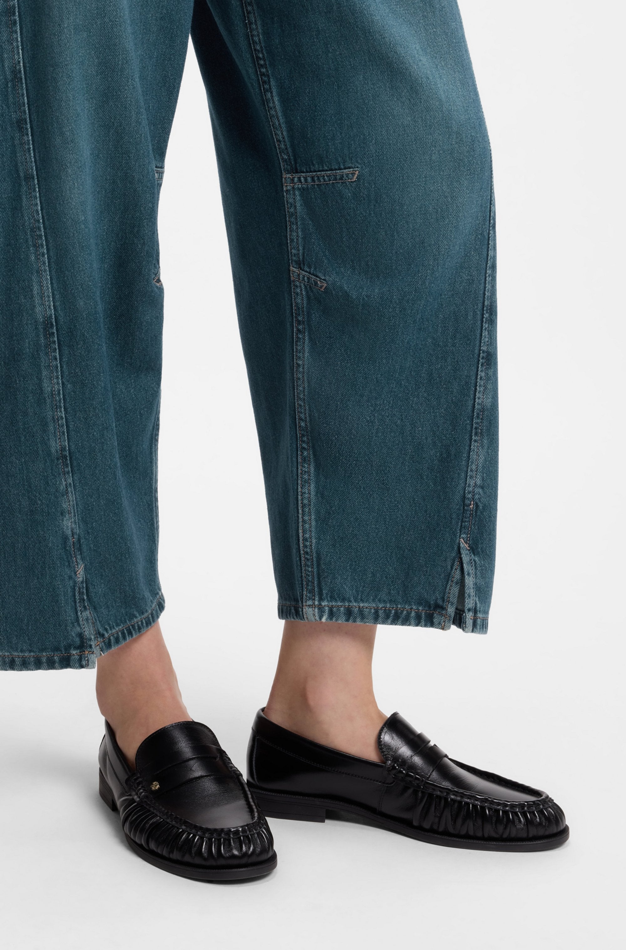 BOSS ORANGE High-waist-Jeans »DIANA HR C Premium Damenmode« im Balloon Fit, Baumwoll-Denim