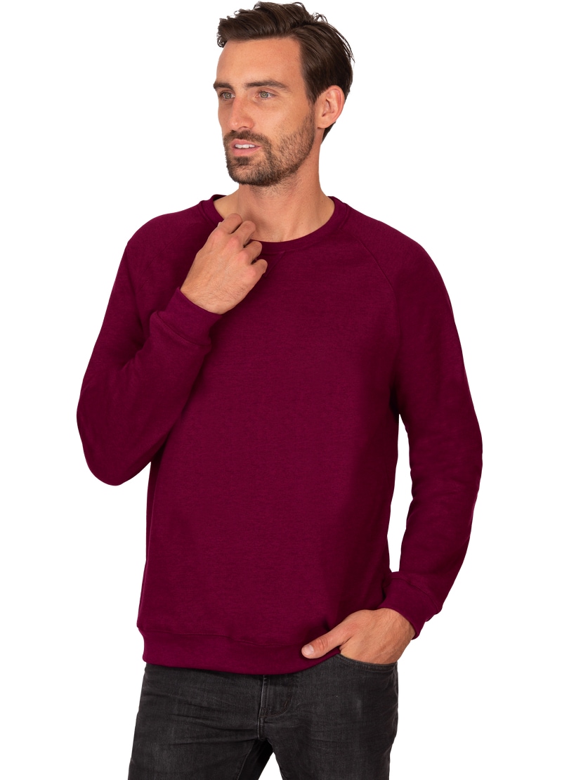 Trigema Sweatshirt ▷ kaufen BAUR »TRIGEMA Sweatshirt mit | angerauter Innenseite«