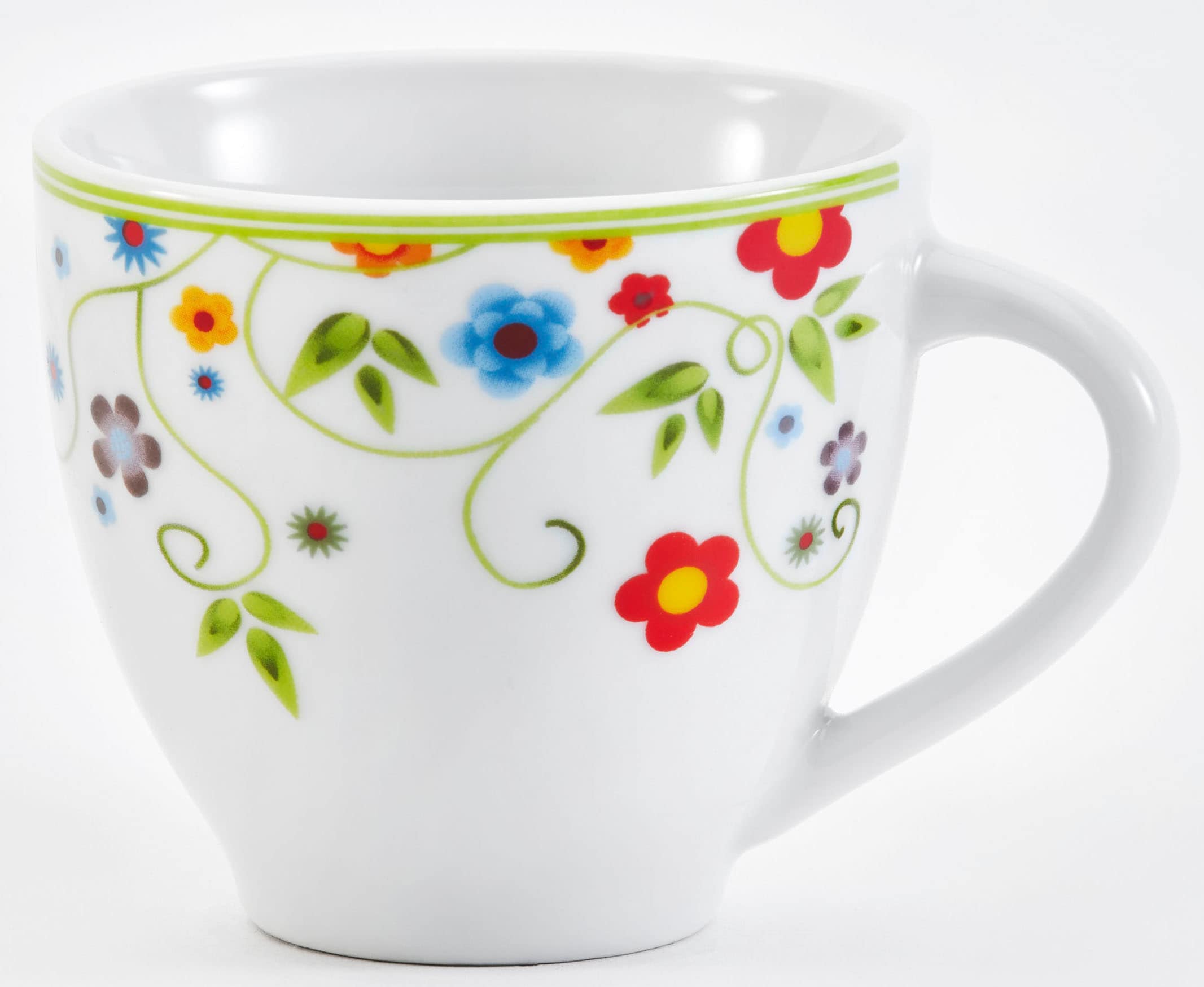 van Well Tasse »Vario«, (Set, 6 tlg., 6 Kaffeetassen 200ml), spülmaschinen- und mikrowellengeeignet, 6-teilig