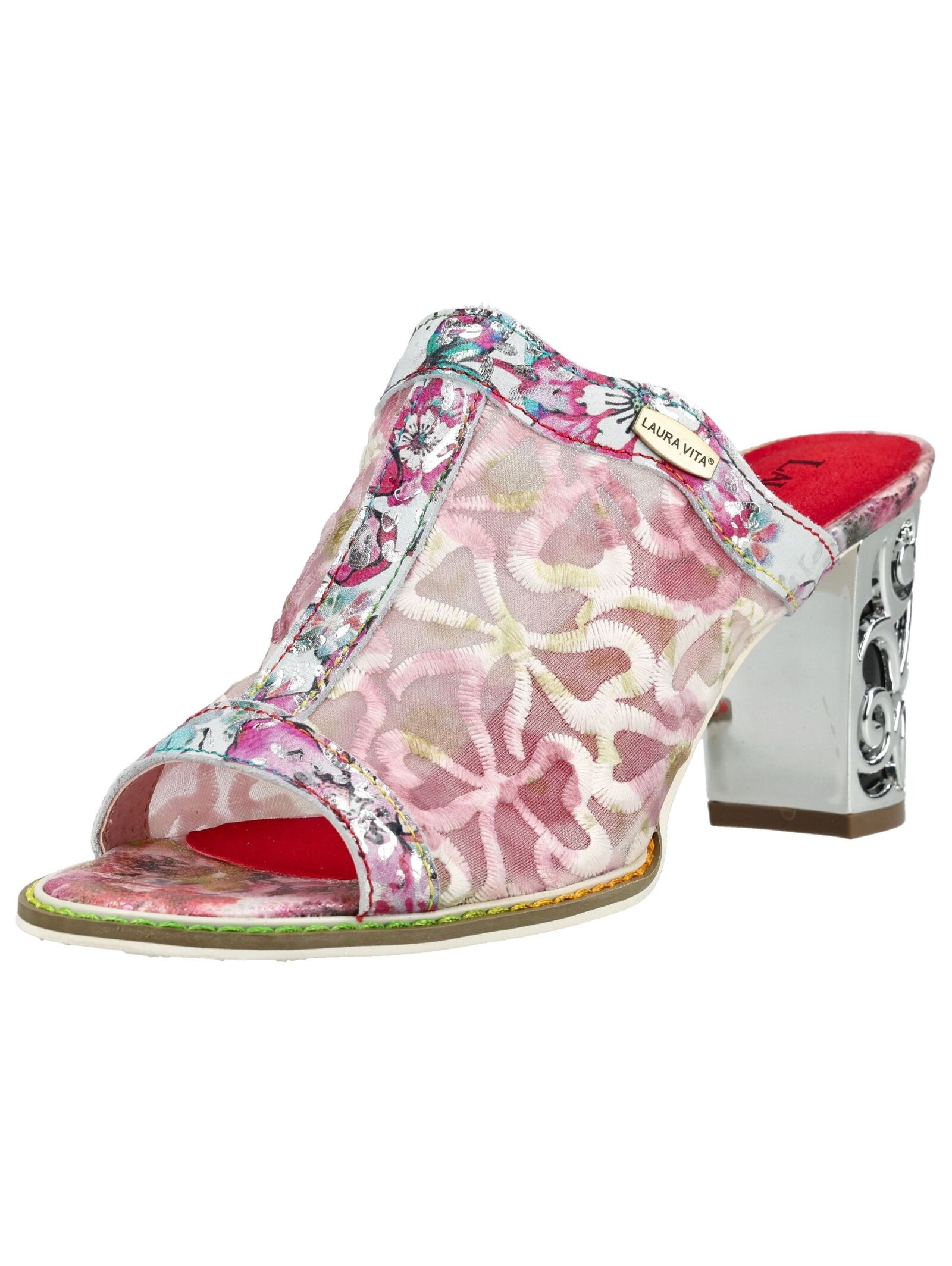 LAURA VITA Pantolette "LAURA VITA Pantoletten Leder/Textil" günstig online kaufen