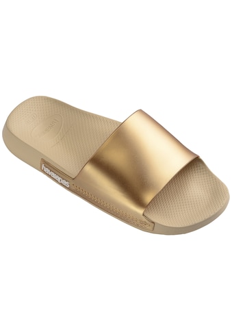 Badepantolette »SLIDE CLASSIC METALLIC«, Sommerschuh, Schlappen, Poolslides in...