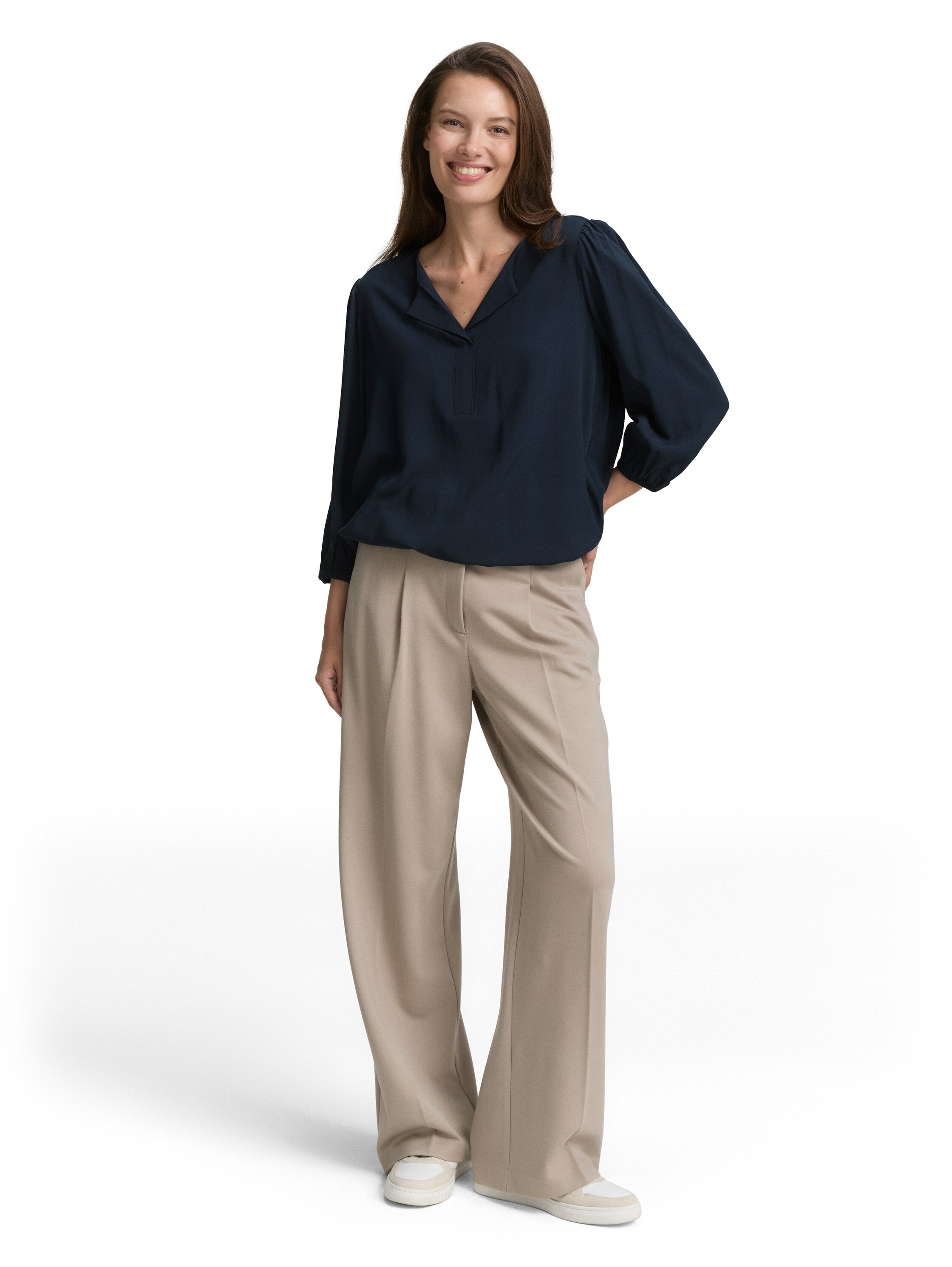 TOM TAILOR Shirtbluse, mit All-Over Print