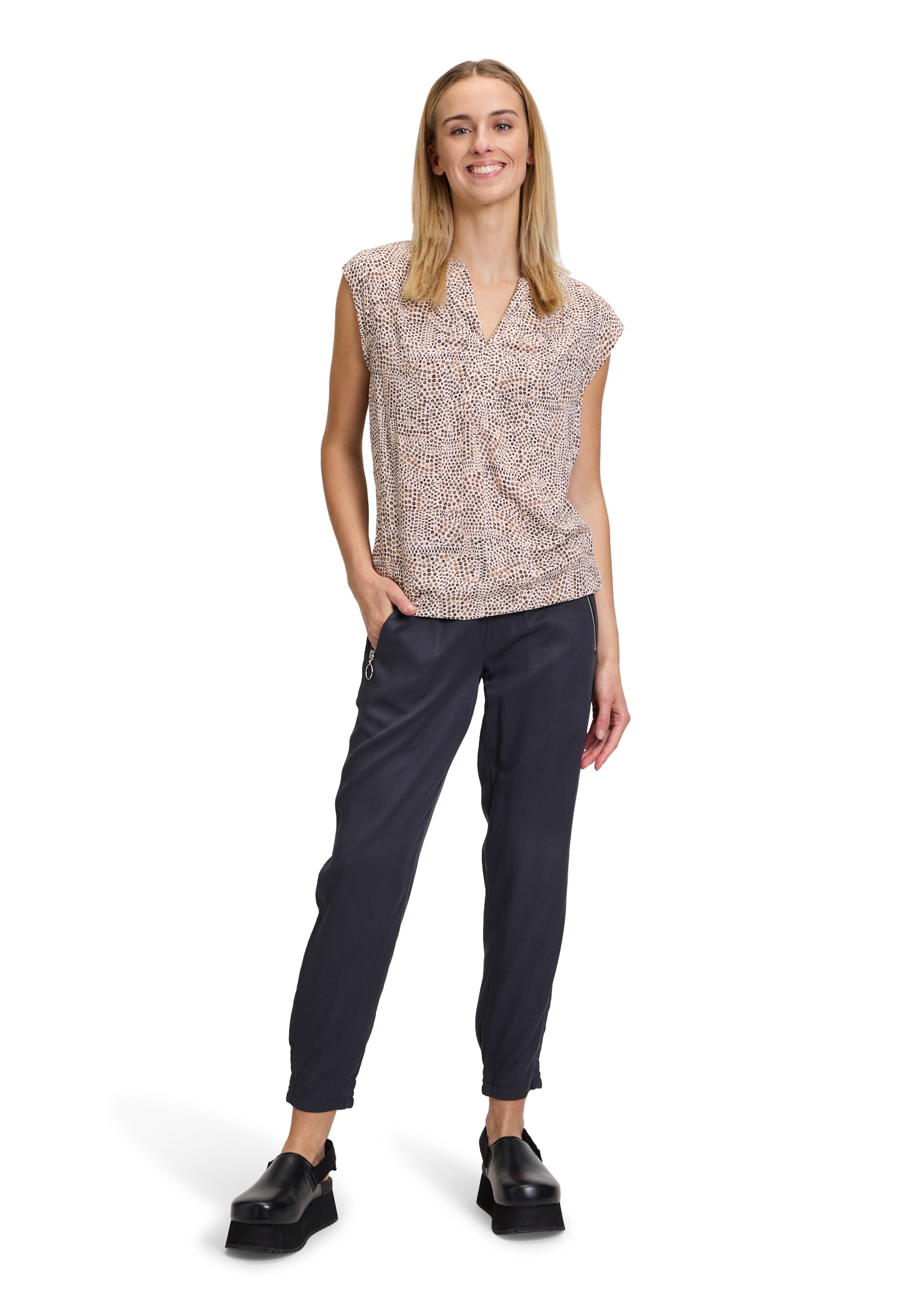 Cartoon Schlupfbluse »Cartoon Casual-Bluse mit Muster«