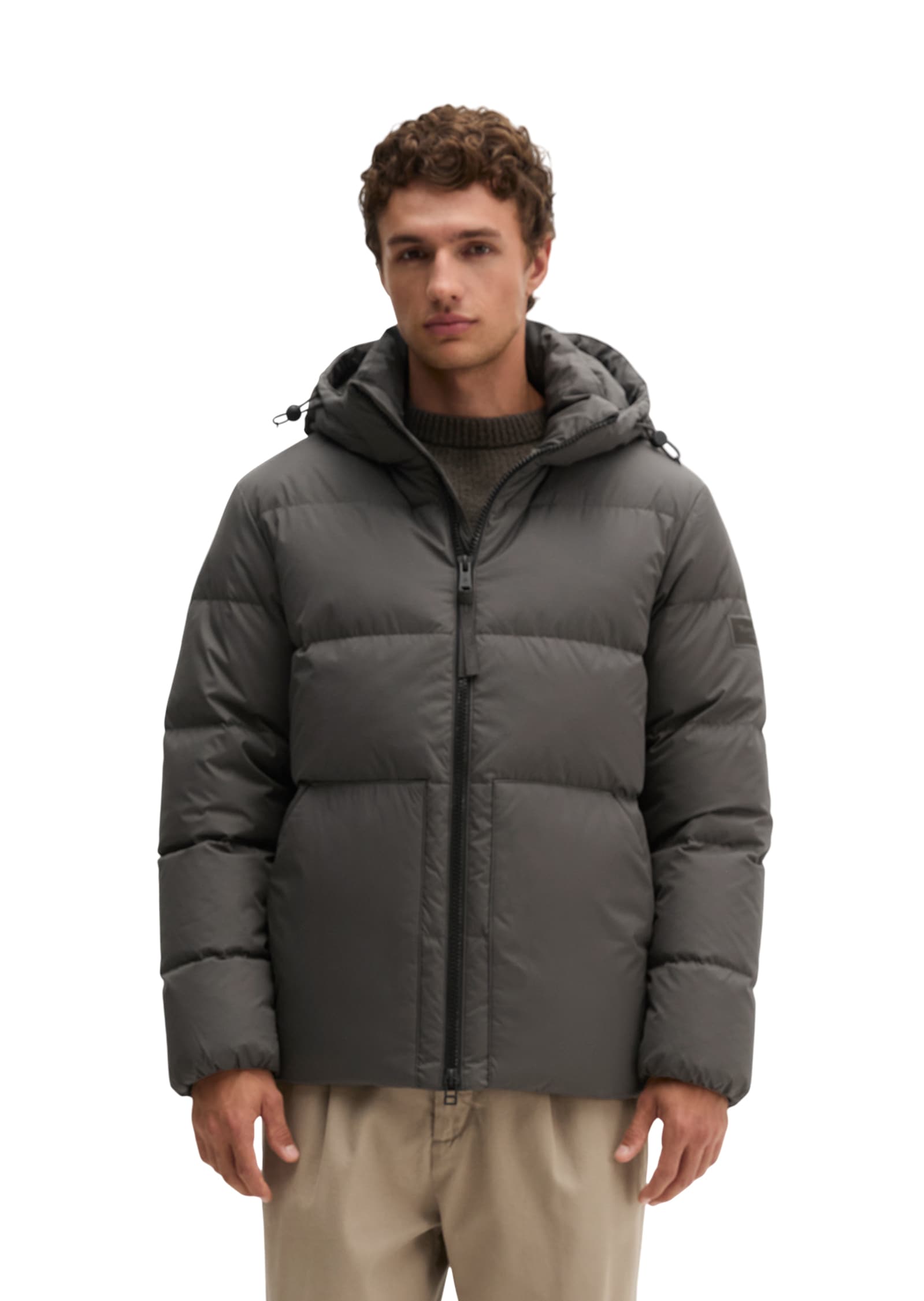Marc OPolo Daunenjacke mit weiten-verstellbarem Saum und abnehmbarer Lapuze