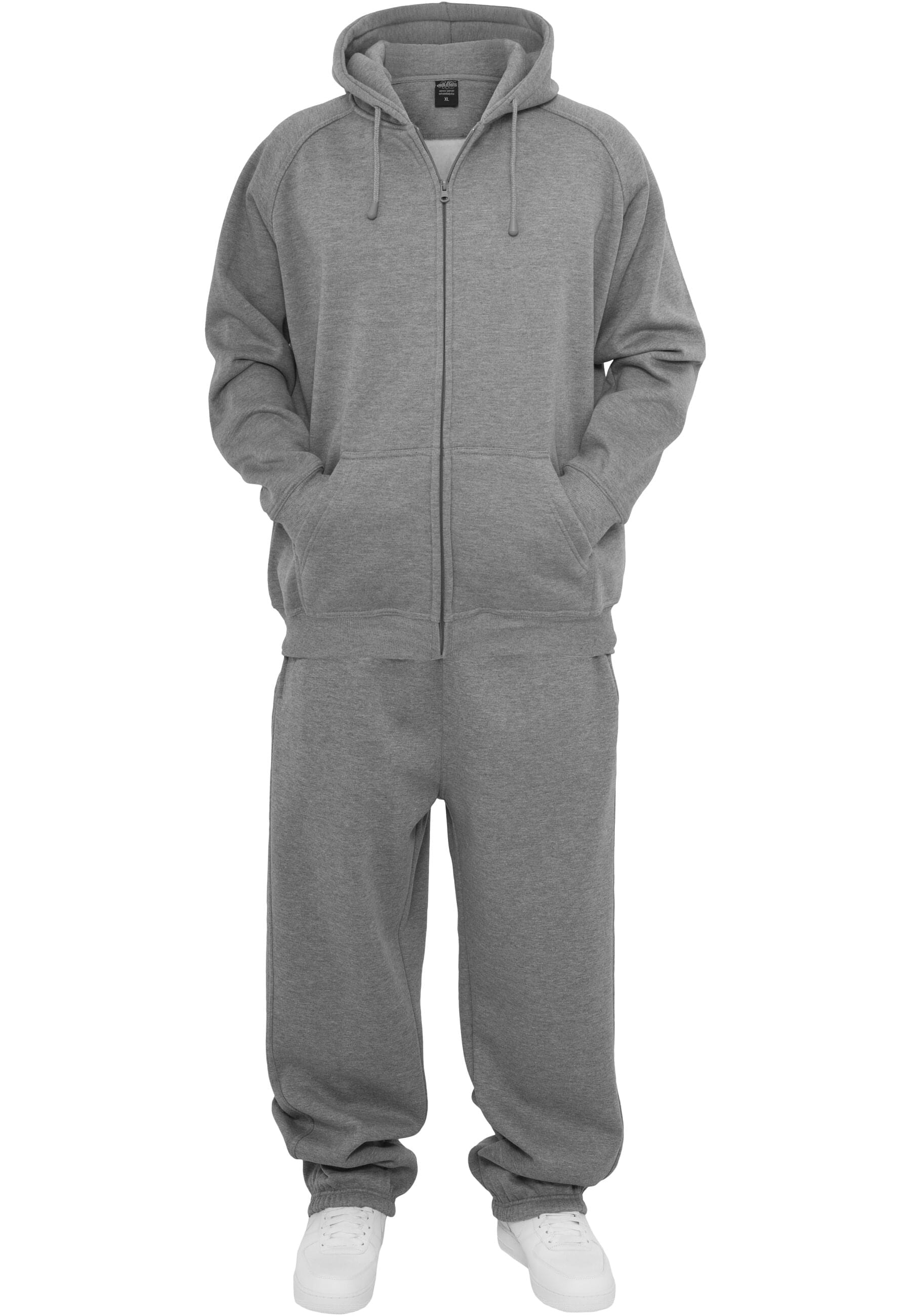 URBAN CLASSICS Trainingsanzug "Urban Classics Herren Blank Suit", (2 tlg.)