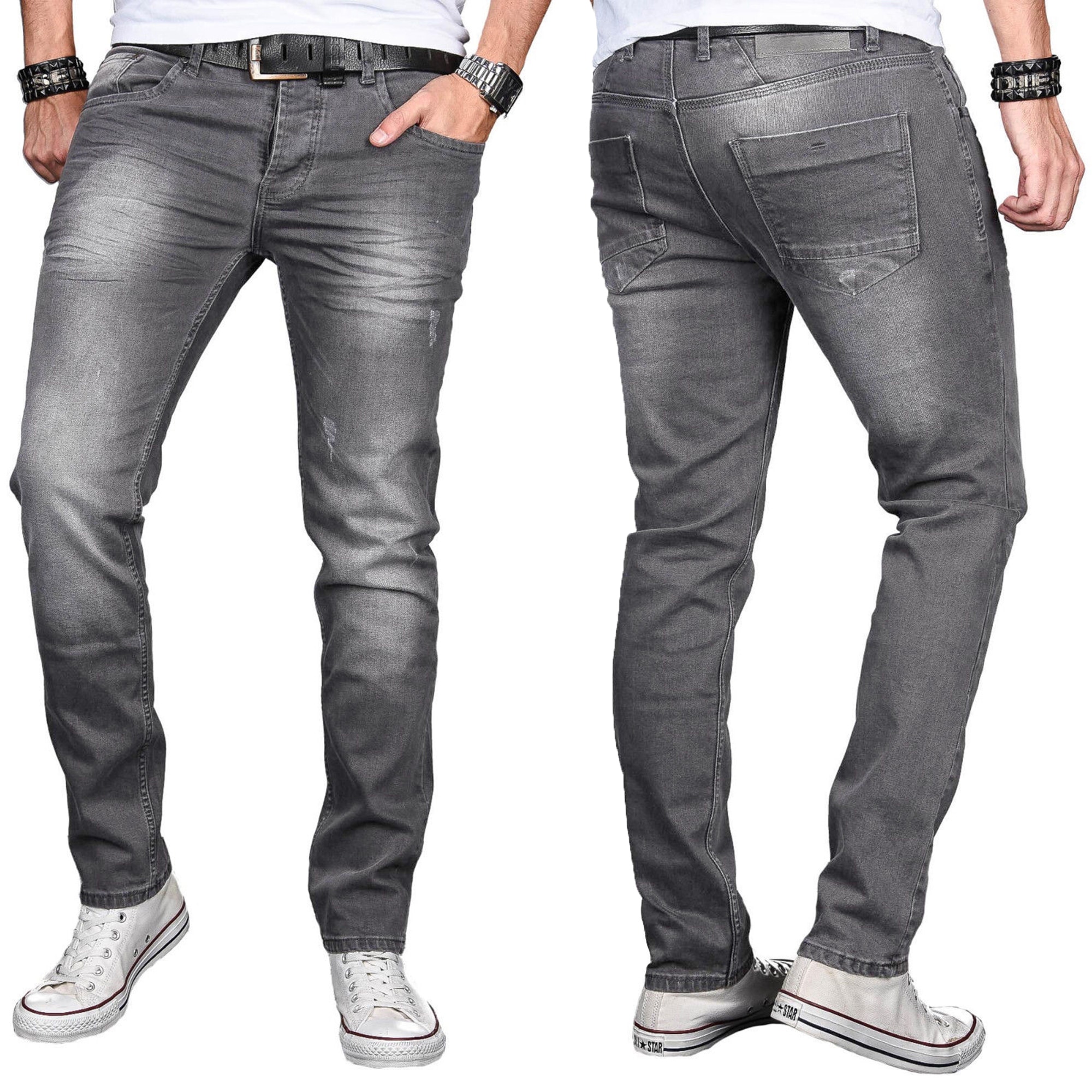 Alessandro Salvarini Slim-fit-Jeans »ASLuca«, Stretch mit Elasthan