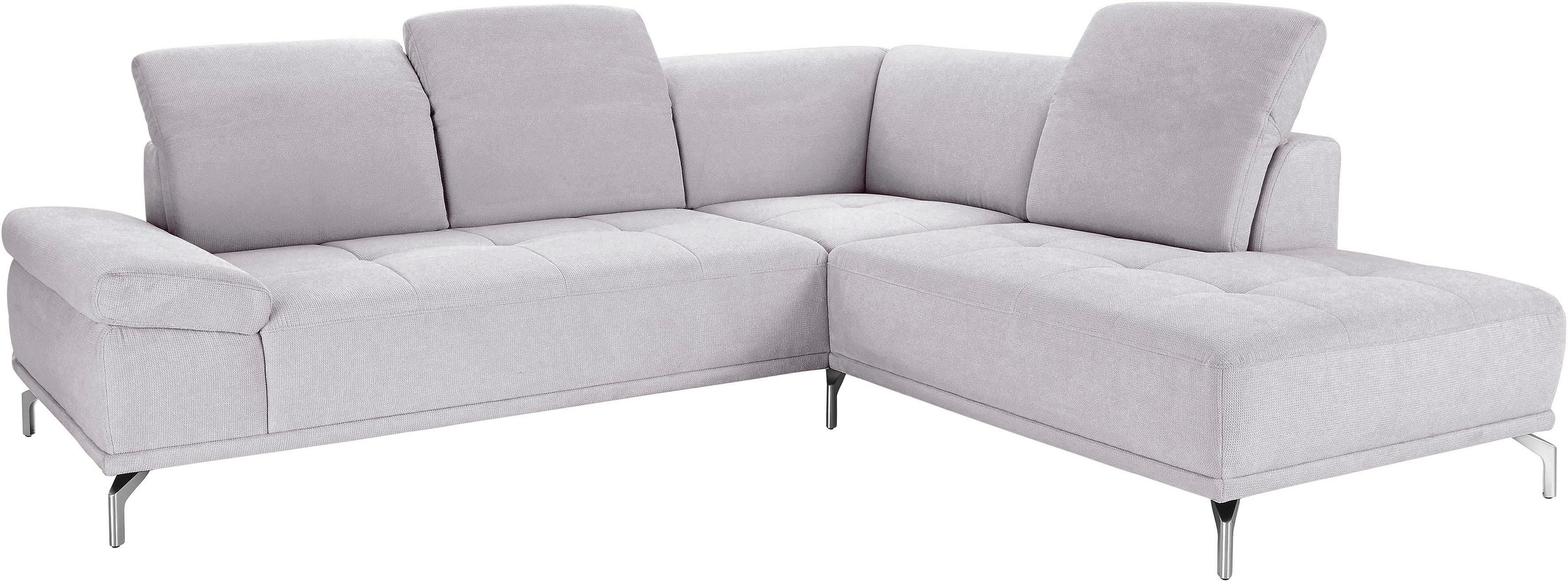 Home affaire Ecksofa "Caluna" Inkl.Sitztiefenverstellung, wahlweise mit Kop günstig online kaufen