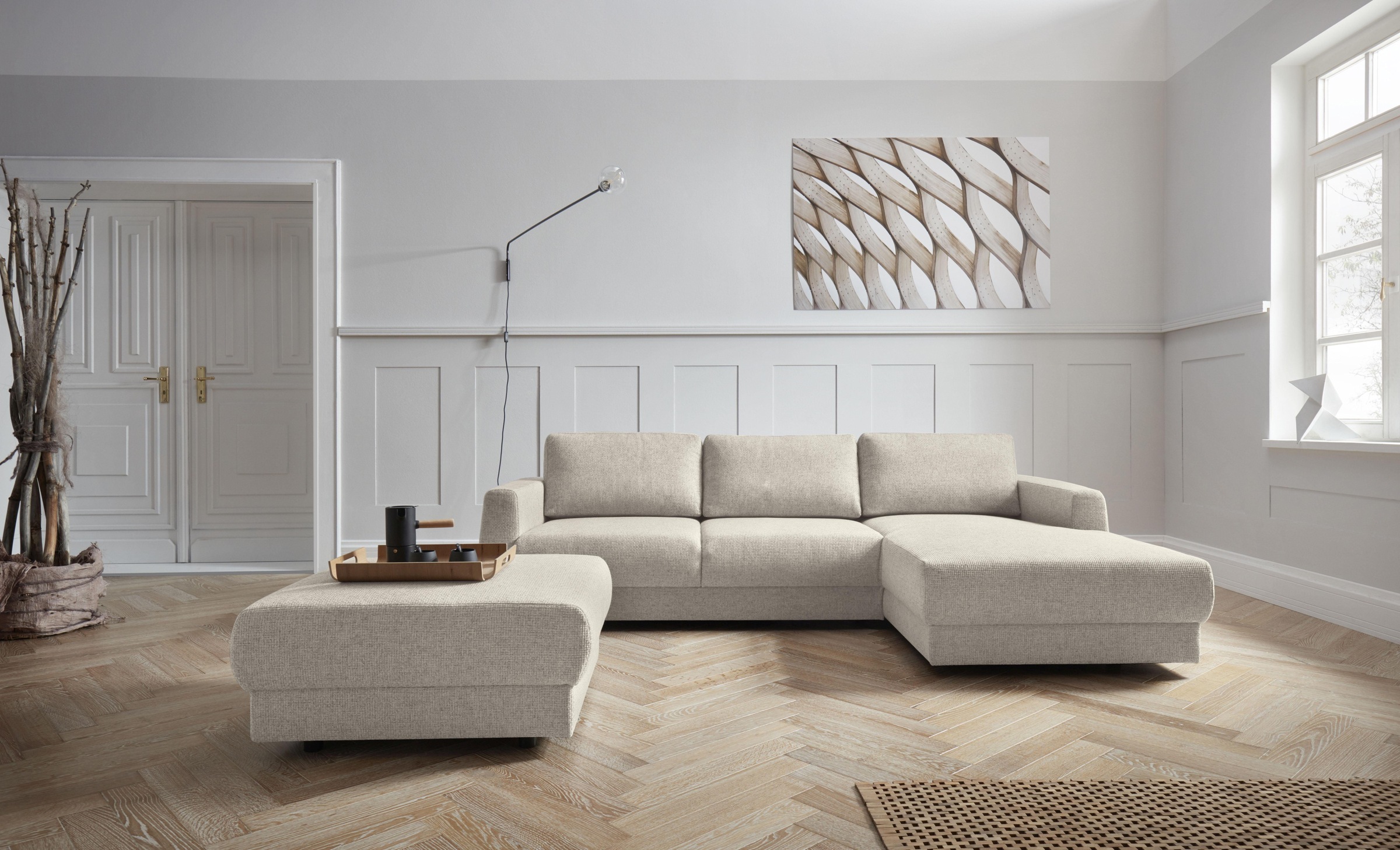 andas Hocker »Hobro«, in 3 Bezugsstoffen und vielen Farben, Design by Morten Georgsen