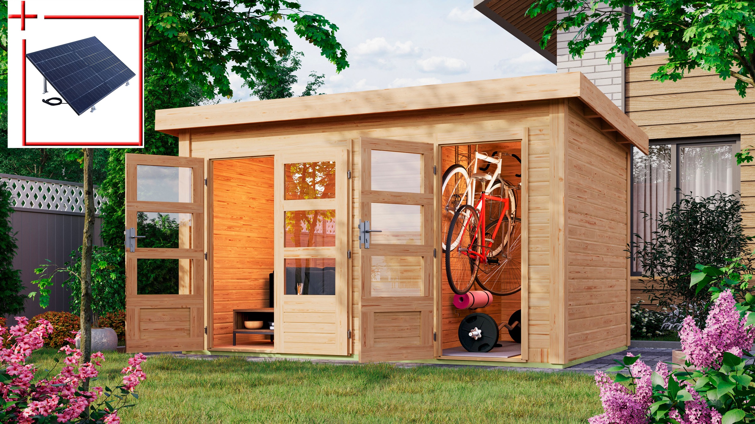 Karibu Gartenhaus "Schönbuch 1" günstig online kaufen