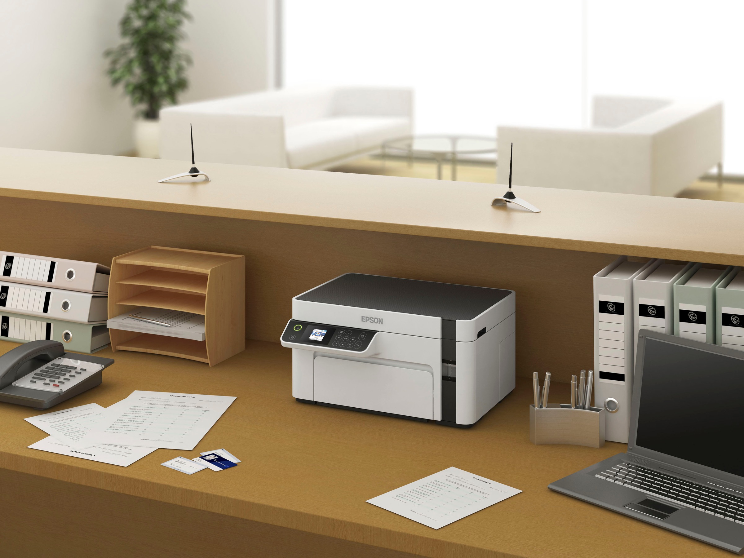 Epson Tintenstrahldrucker »EcoTank ET-M2120« DIN-A4-Schwarzweiß-Multifunktions-Tintentankdrucker