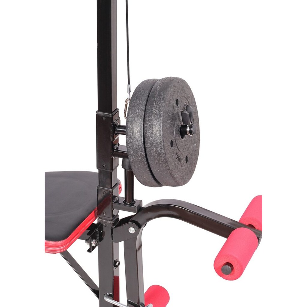 SportPlus Trainingsbank »Weight Bench SP-WB-005«, (Set, mit Langhantelstange-mit Gewichtsset)