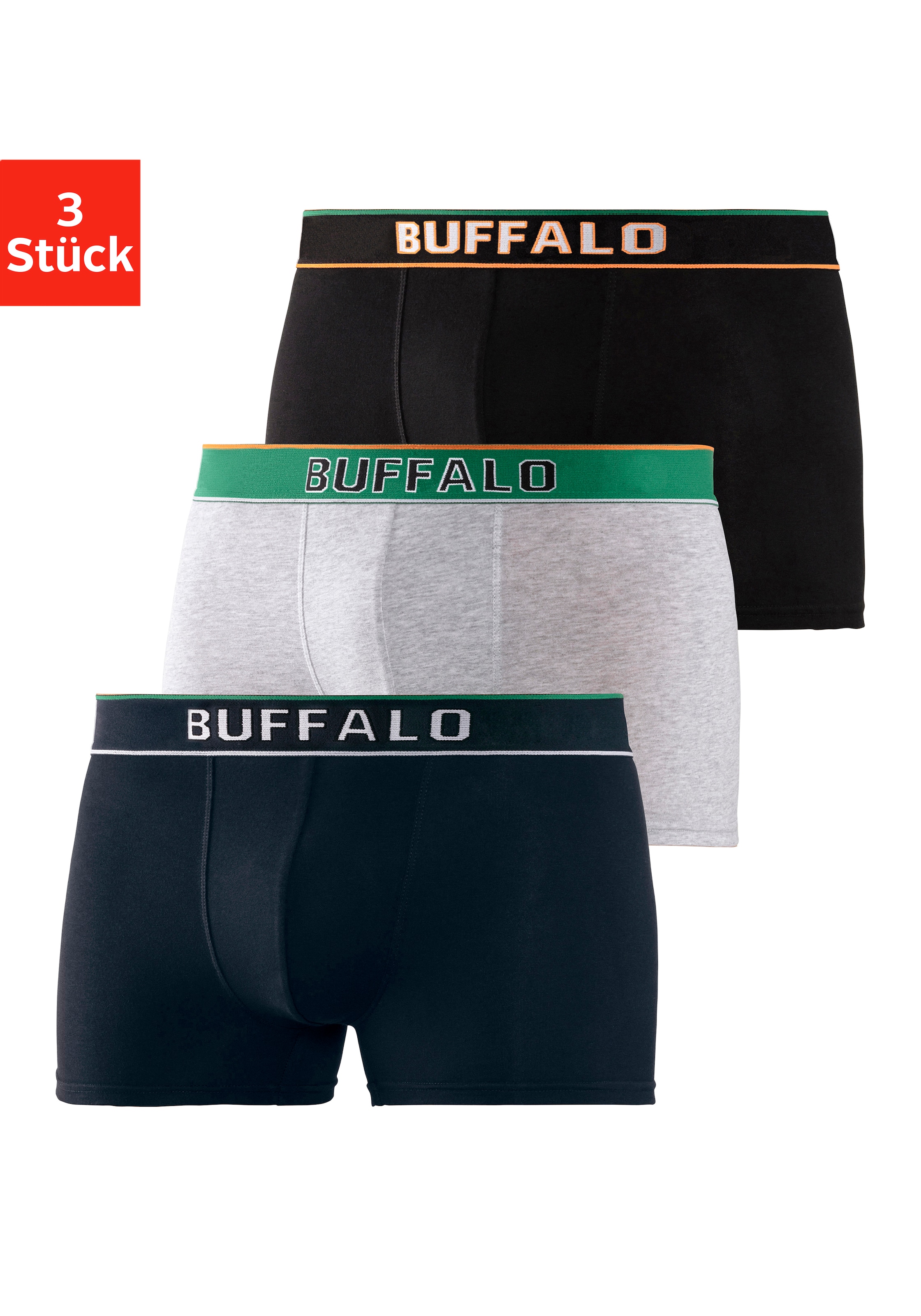 Buffalo Kelnaitės šortukai (Packung 3 St.) Web...