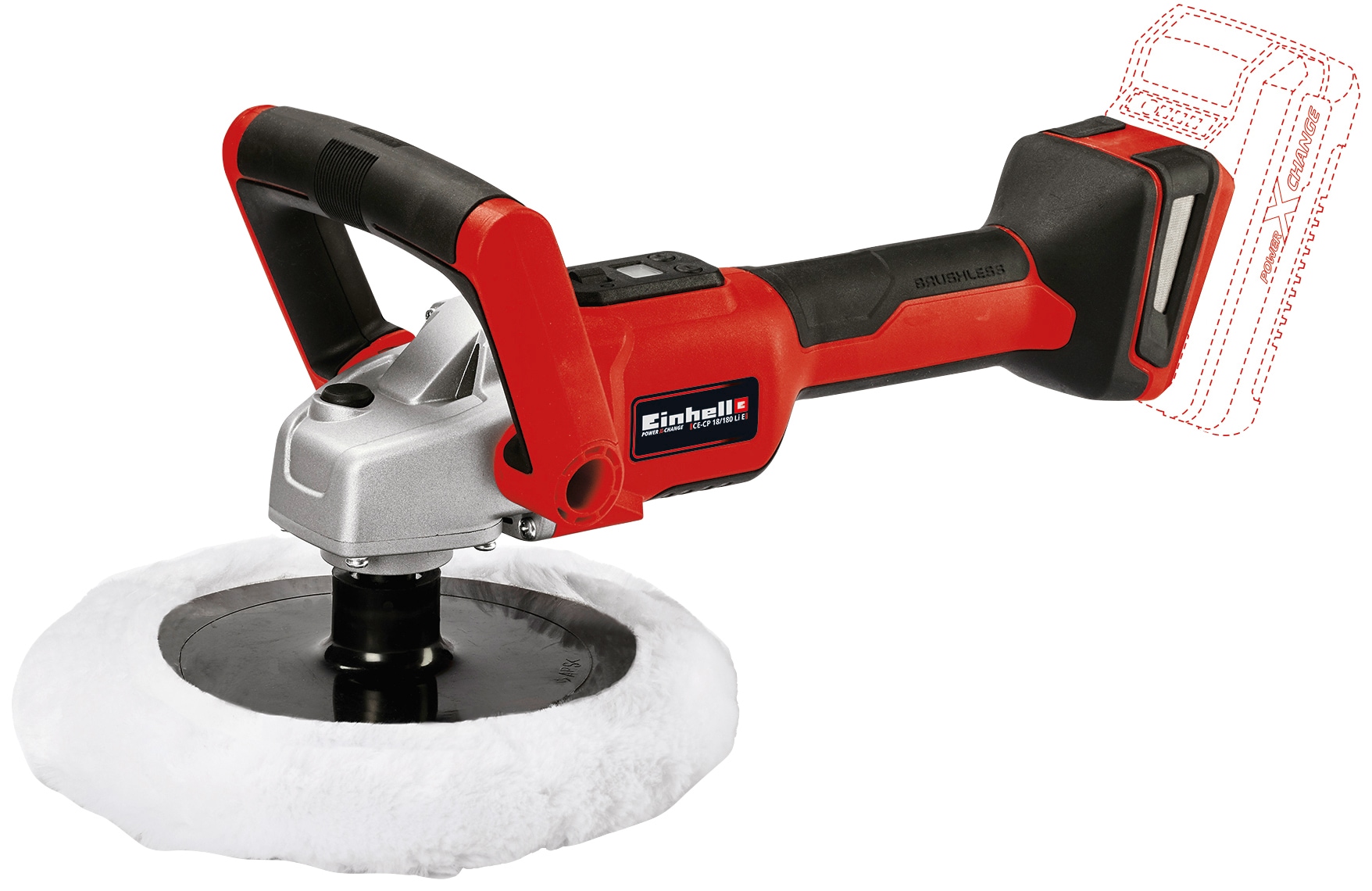 | Einhell Akku BAUR X-Change, ohne und E-Solo«, Akku-Poliermaschine Ladegerät 18/180 »CE-CP Li Power