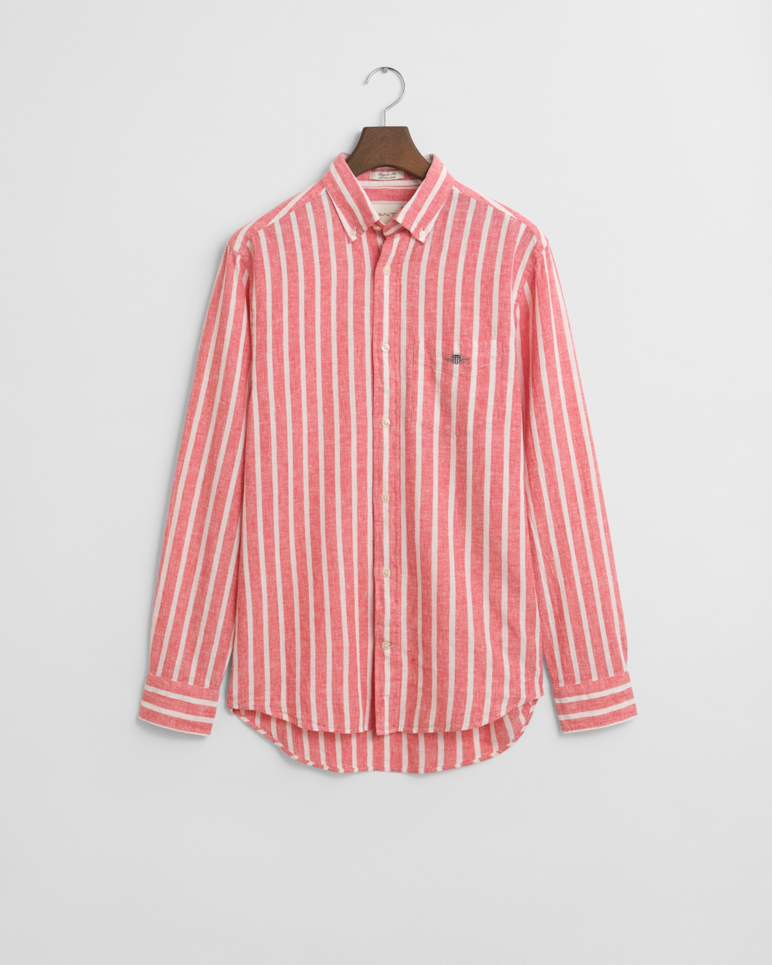 Gant Langarmhemd »REG COTTON/LINEN STRIPED SHIRT« Streifen, luftig, Leinen
