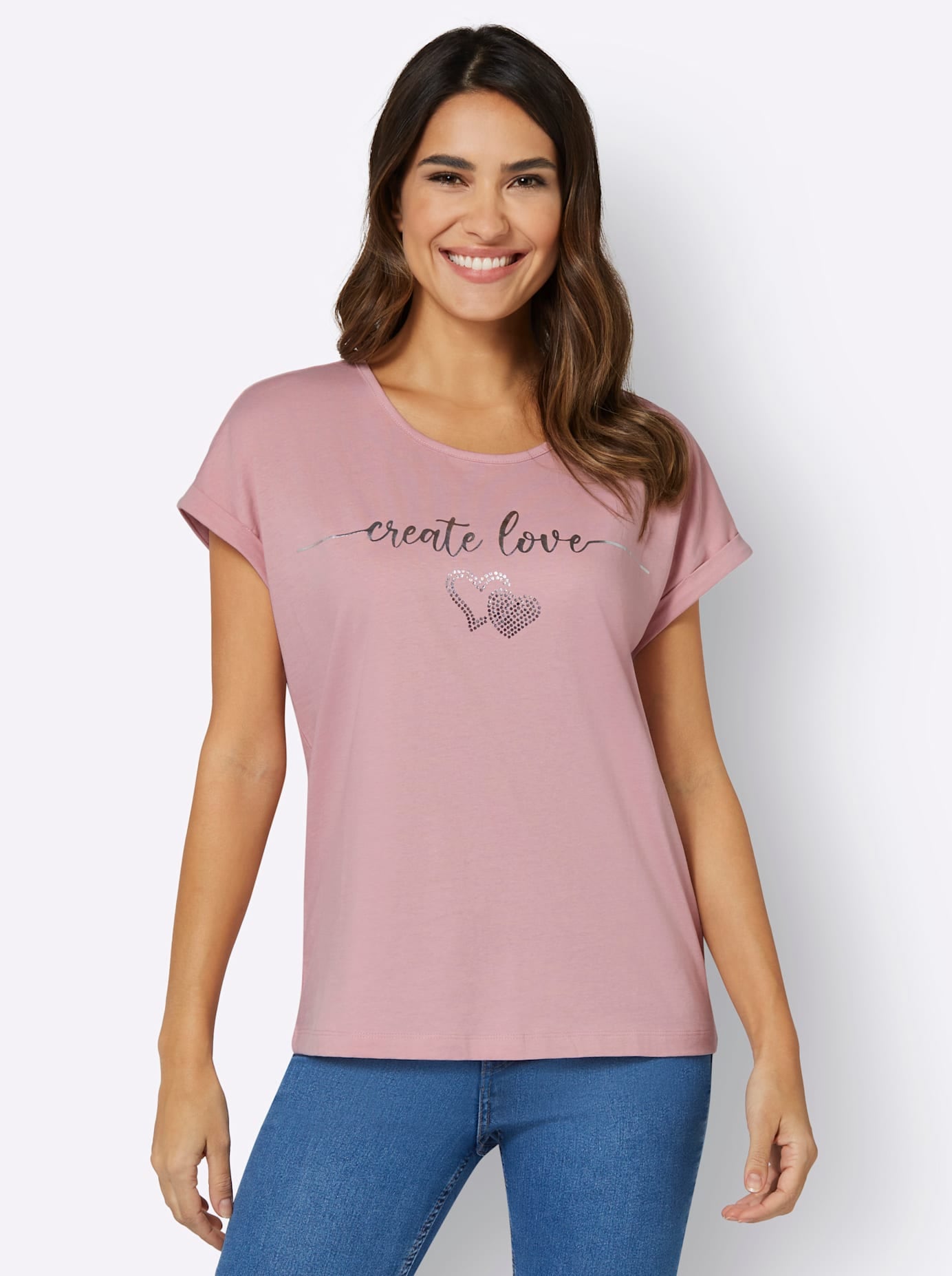 Classic Basics Rundhalsshirt "Rundhals-Shirt" 1 Stk. tlg. günstig online kaufen