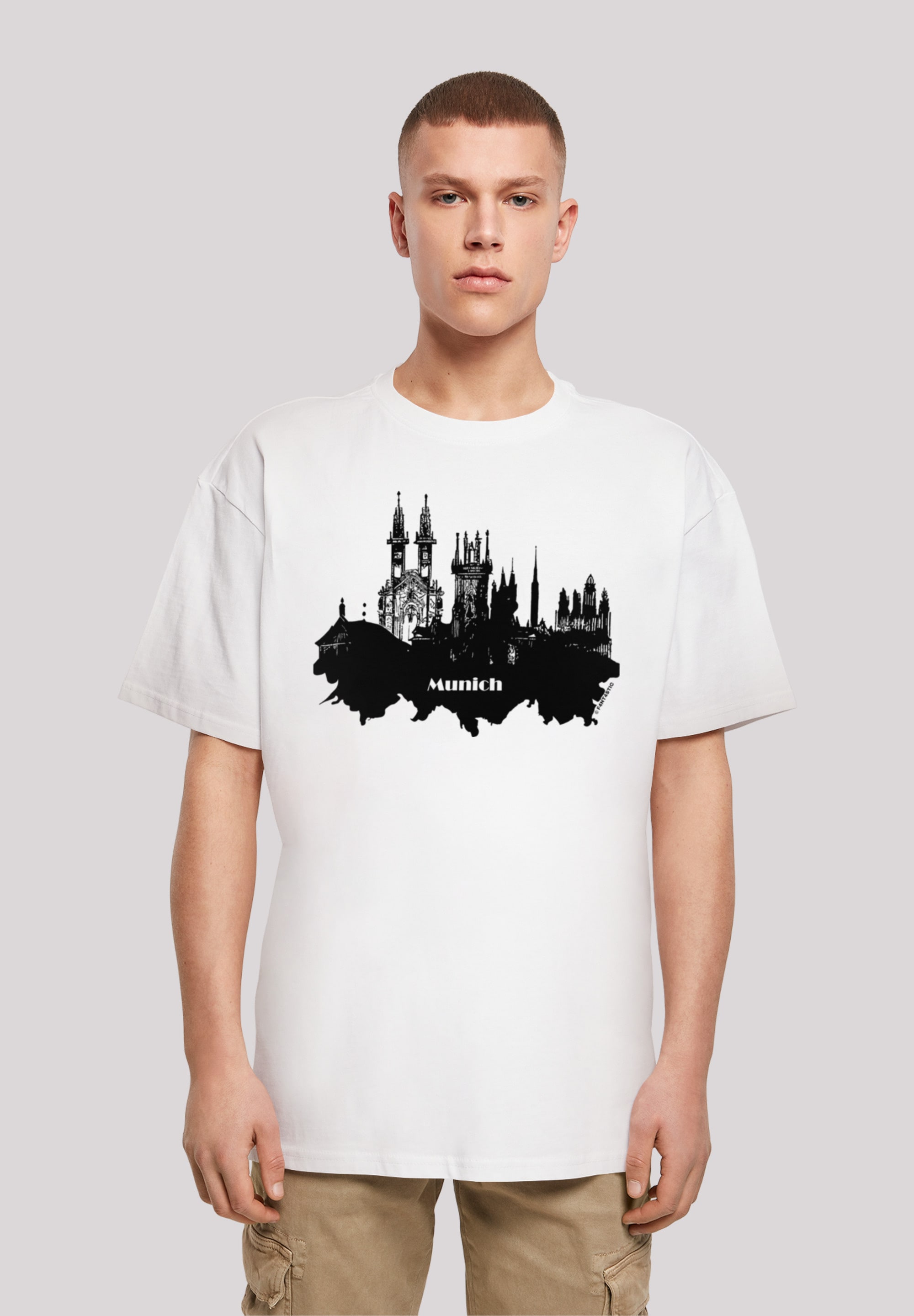 F4NT4STIC T-Shirt »Cities Collection - Munich skyline«, Print ▷ für | BAUR