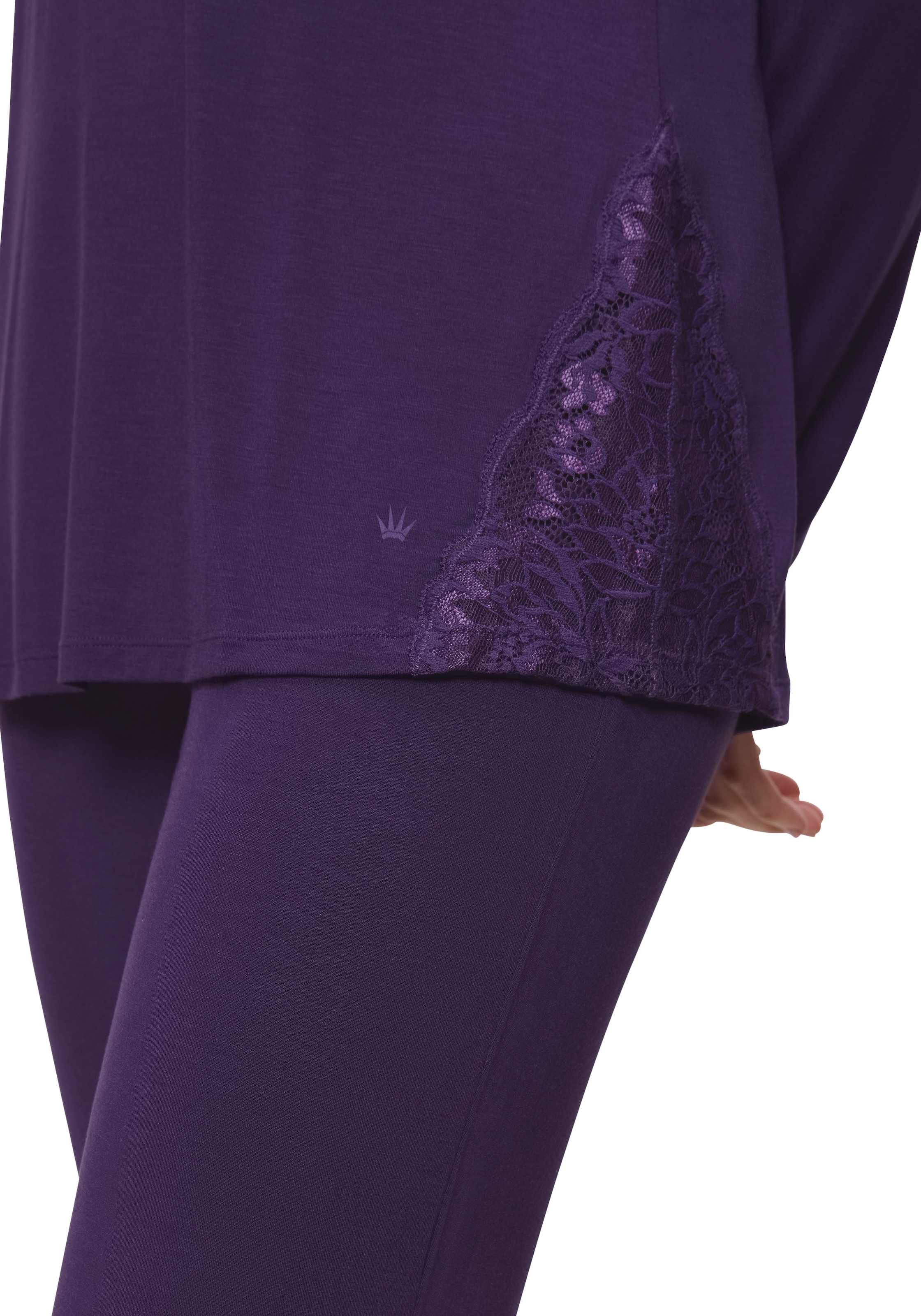 Triumph Pyjama »Timeless Sensuality PK LSL«, (2 tlg.), atumgsaktiv und weich
