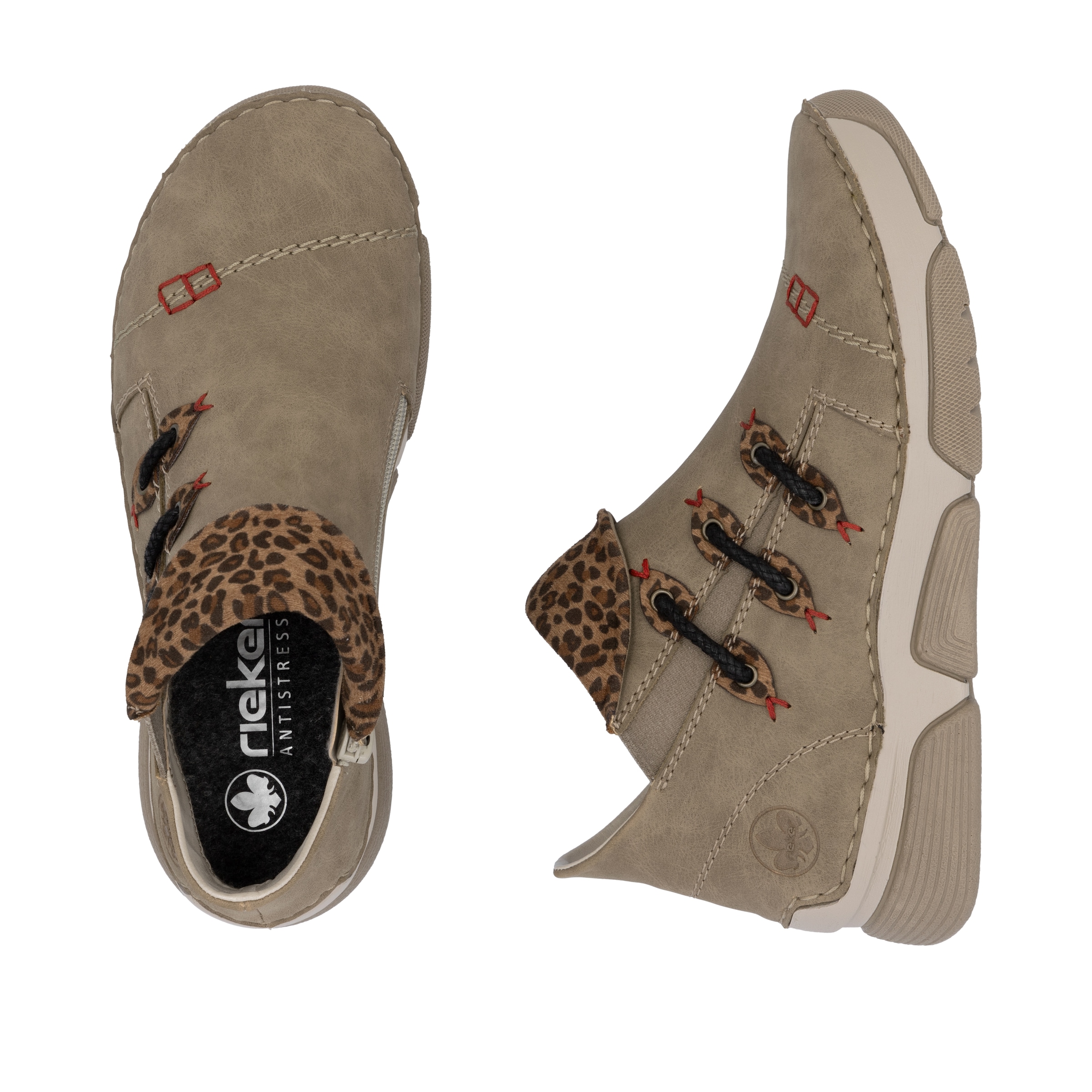 Rieker Sneakerboots, Schlupfboots, Stiefelette, High Top Sneaker mit Innenreißverschluss