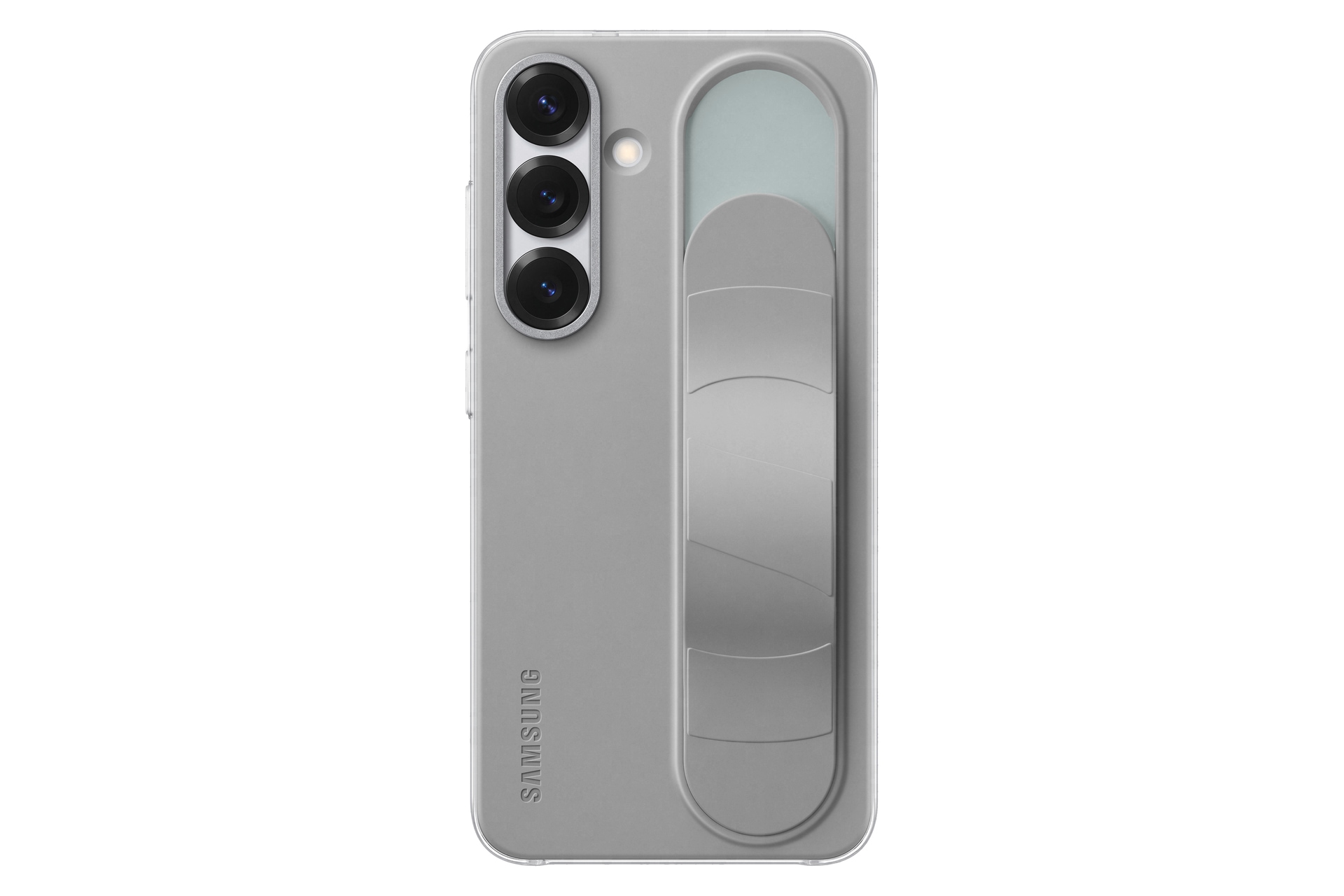 Samsung Handyhülle »Standing Grip Case für Samsung Galaxy S25«, Backcover, Schutzhülle, Handyschutzhülle, Case, Schutzcase, stoßfest