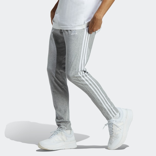 Black Friday adidas Sportswear Sporthose »ESSENTIALS SINGLE JERSEY TAPERED  OPEN HEM 3STREIFEN HOSE«, (1 tlg.) | BAUR