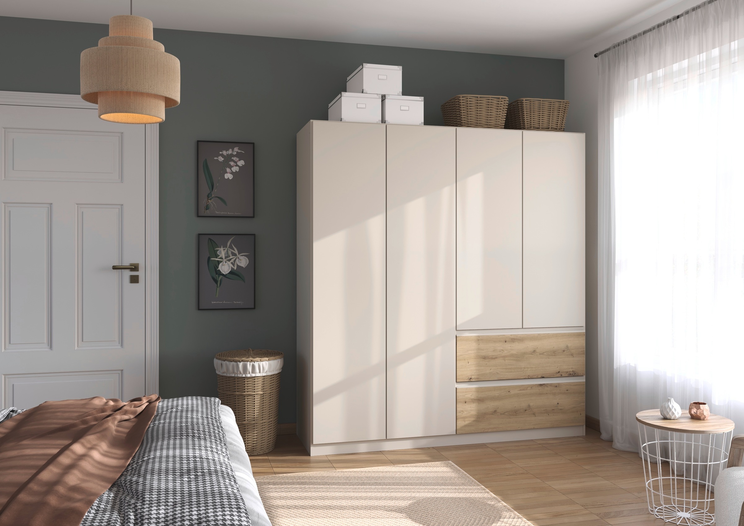 rauch Drehtürenschrank "Kleiderschrank Schrank Garderobe Wäscheschrank Schl günstig online kaufen