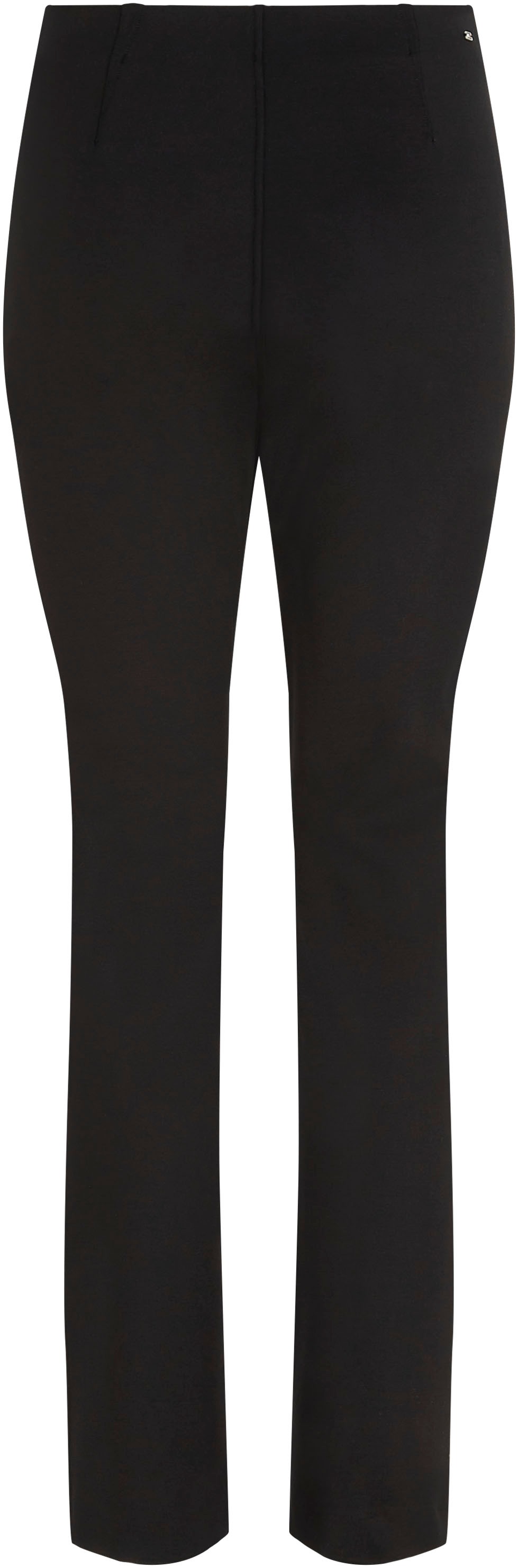 Tommy Hilfiger Strickhose »SLIM ELEVATED KNITTED PANT«, mit Metall-Markenlabel