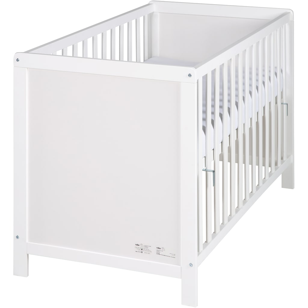 roba® Babymöbel-Set »Style«, (Spar-Set, 2 St., Kinderbett, Wickelregal)