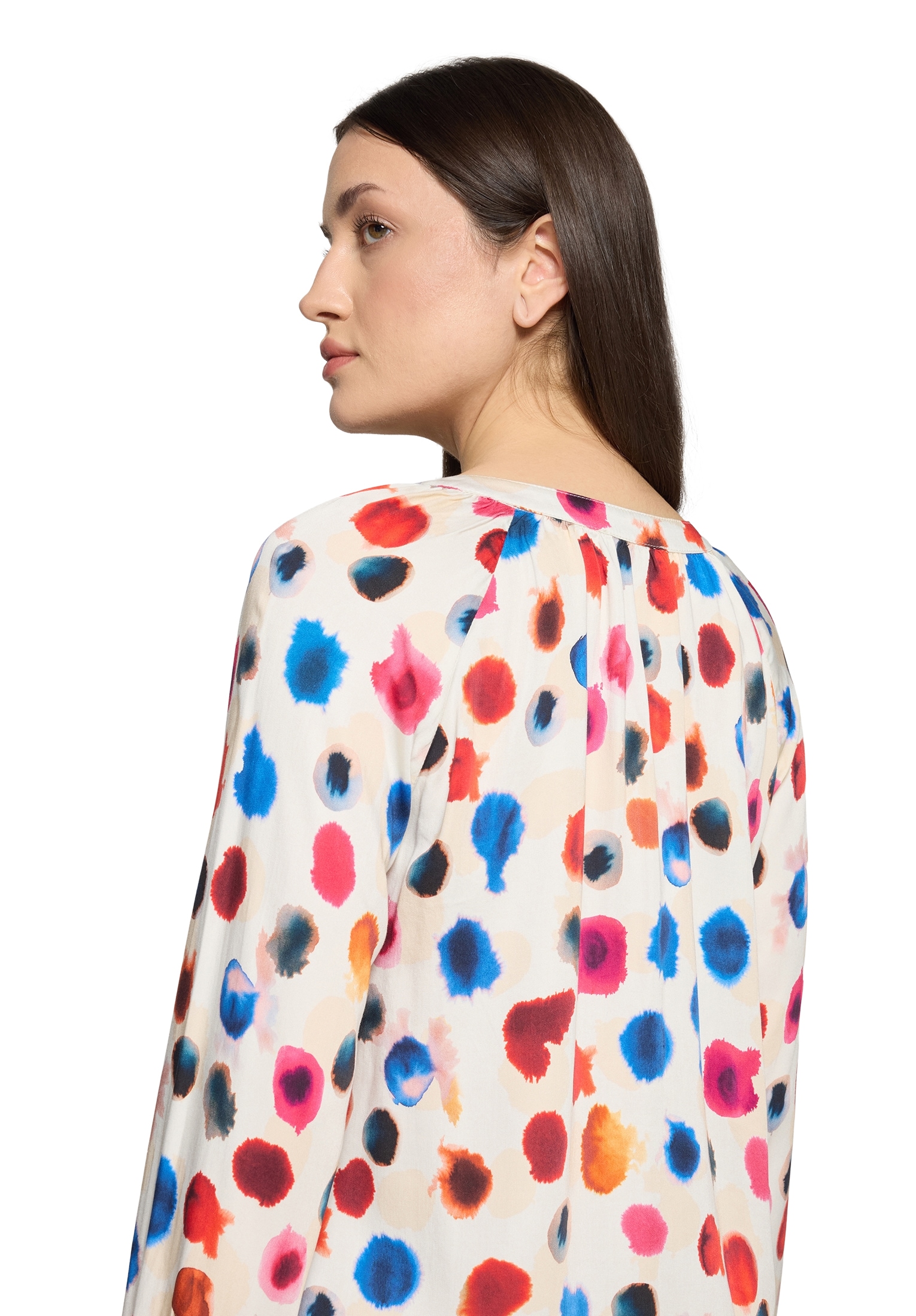 Cartoon Schlupfbluse »Damen mit Raffung«