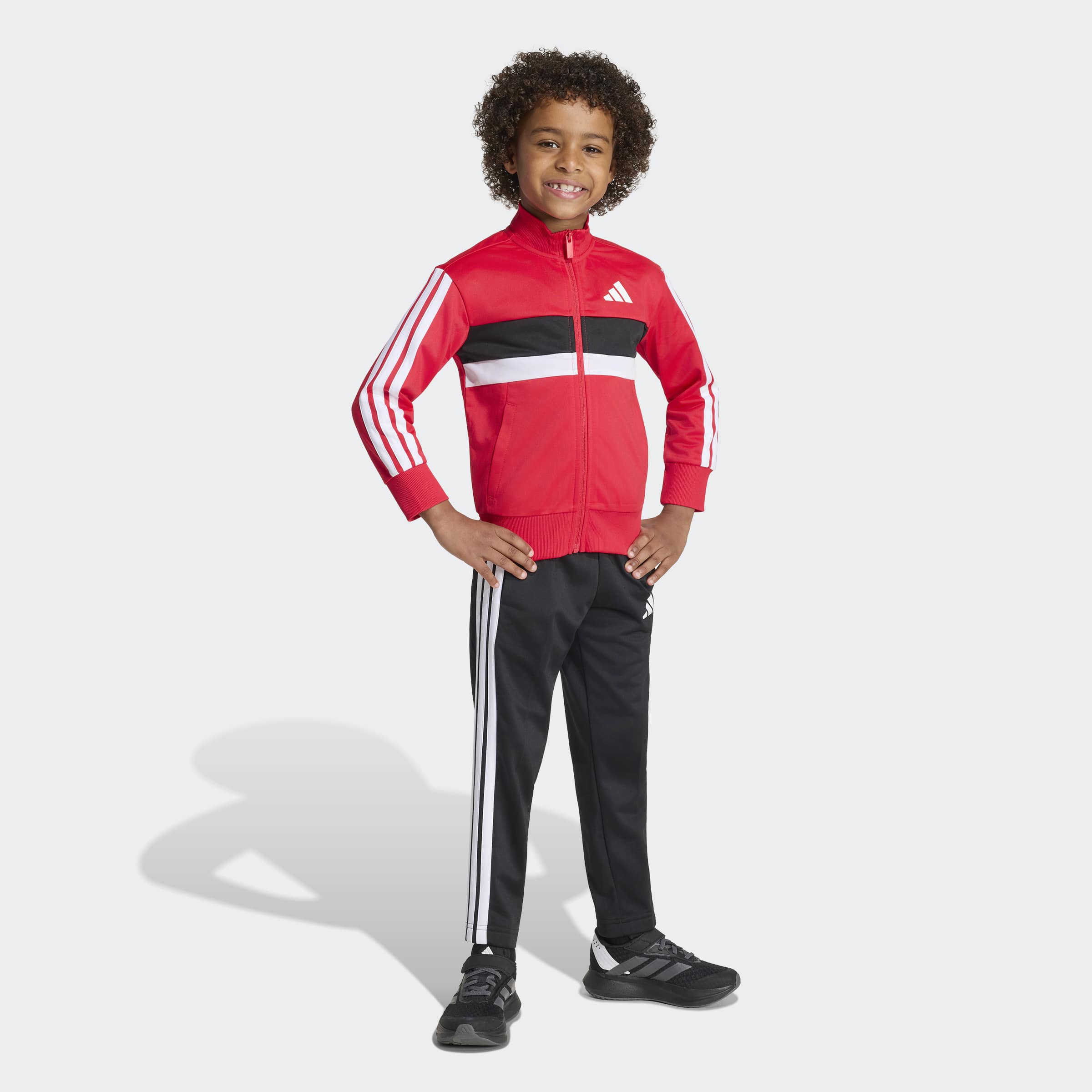 adidas Sportswear Trainingsanzug "SEASONAL ESSENTIALS TIBERIO 3-STREIFEN TRICOT KIDS" 2