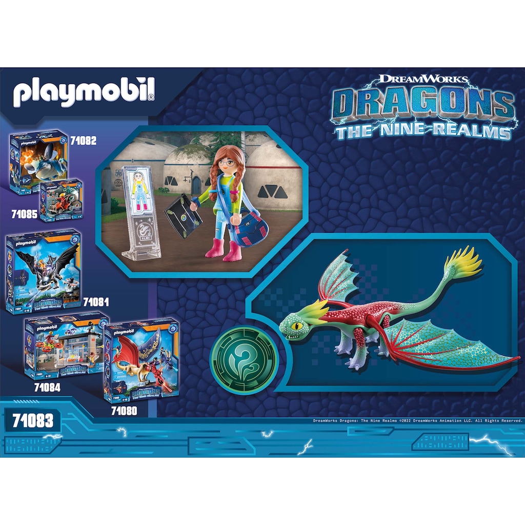 Playmobil® Konstruktions-Spielset »Dragons: The Nine Realms - Feathers & Alex (71083)«, (14 St.), Made in Germany