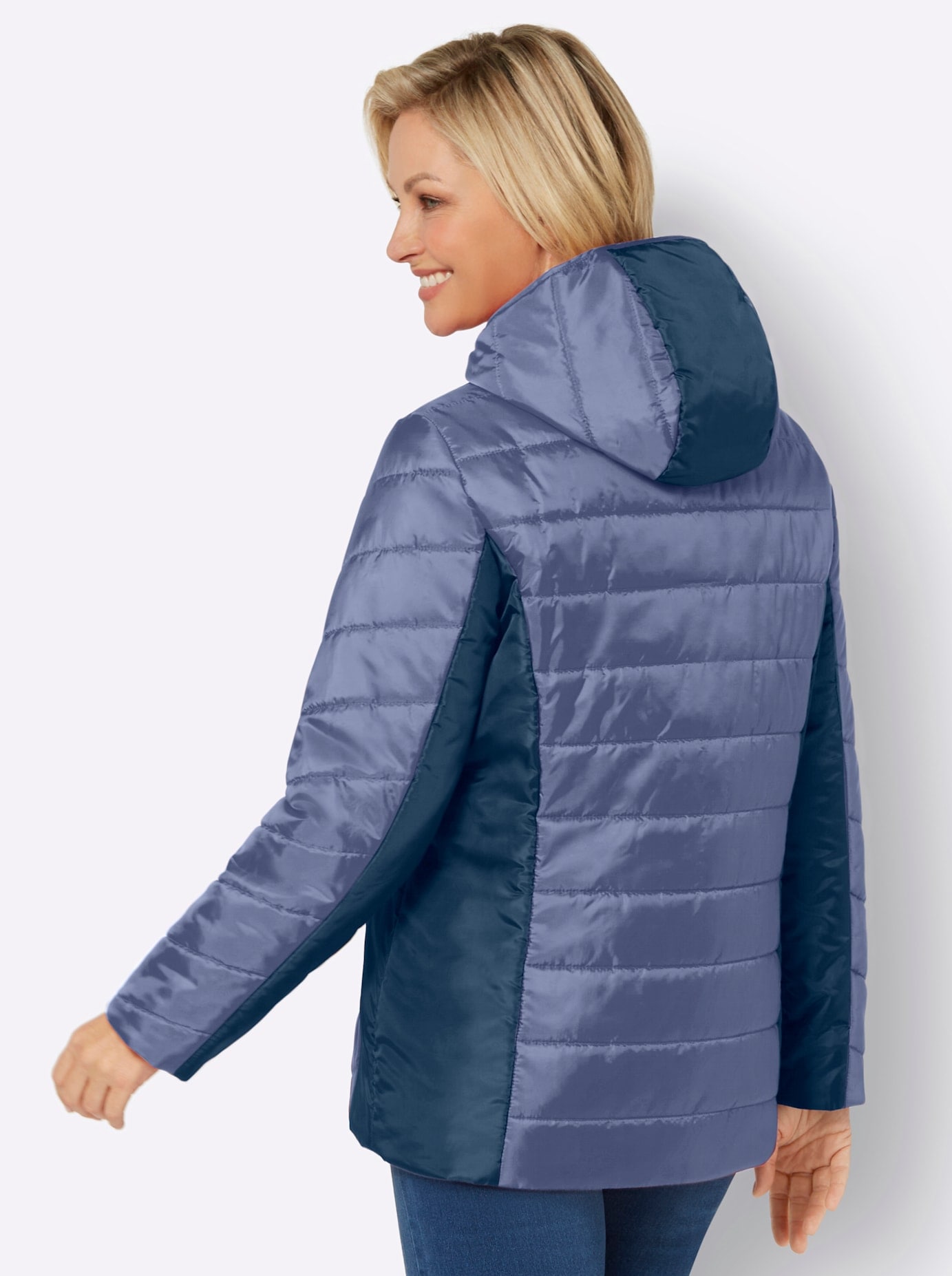 Classic Basics Steppjacke, mit Kapuze