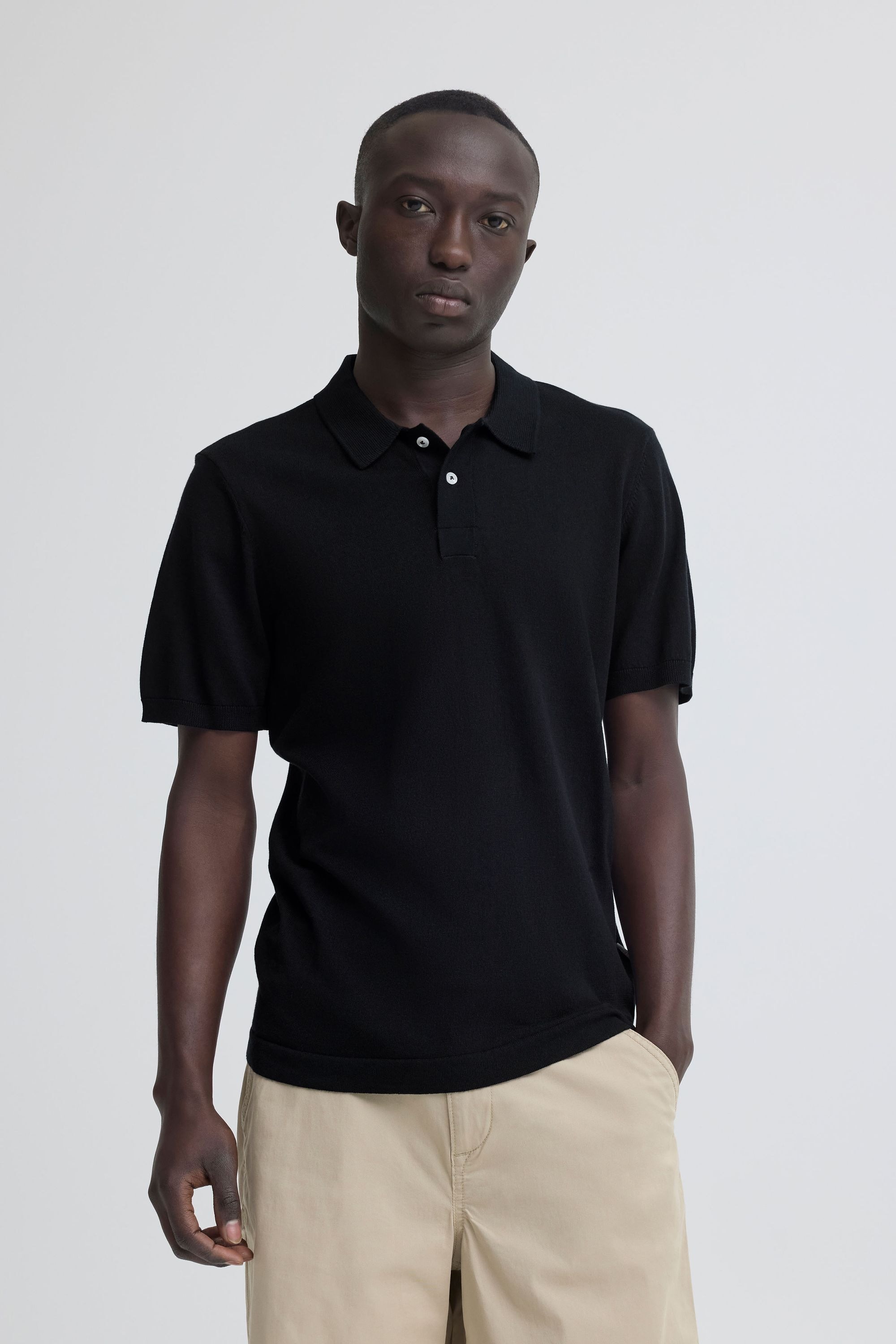 Blend Poloshirt »BHDao Polo« Feingestricktes Poloshirt mit kurzer Knopfleiste