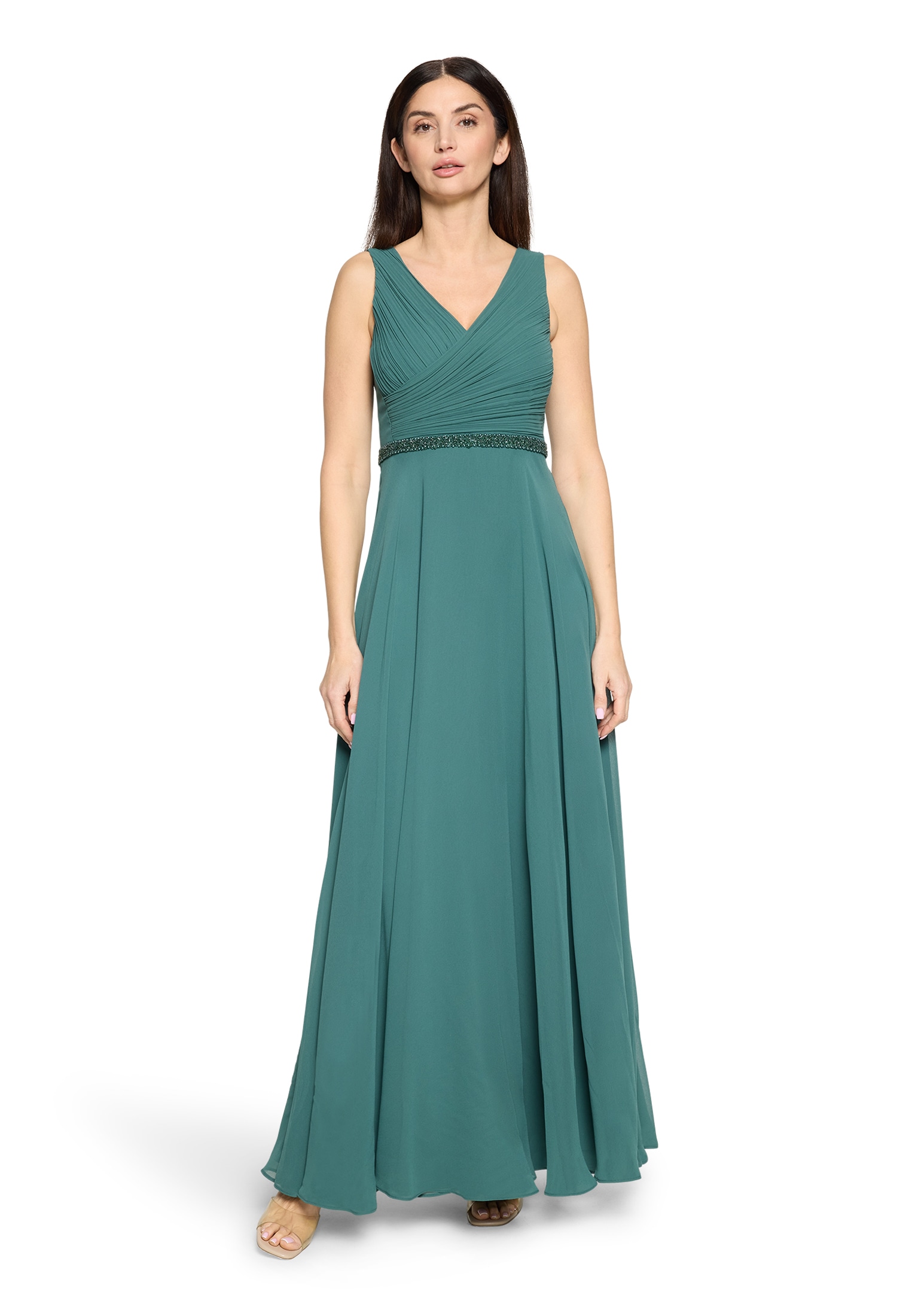 Vera Mont Abendkleid "Damen mit Plissee" Ohne Tasche Dekoelemente günstig online kaufen
