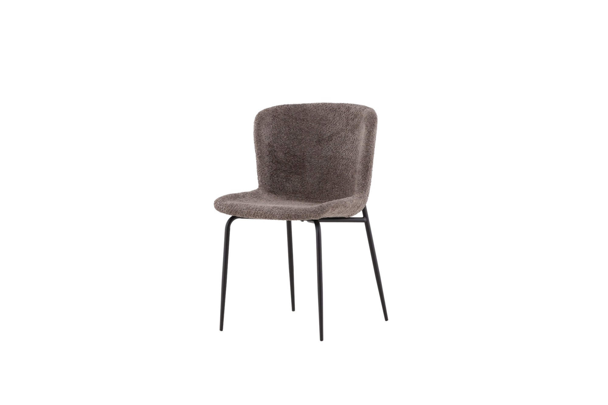 Venture Home Esszimmerstuhl »Modesto, 2er-Set Esszimmerstühle Bouclé, 150 kg belastbar« () 2 Stk.Polsterstuhl, Bouclé-Bezug, Stahlbeine, weich, einladend
