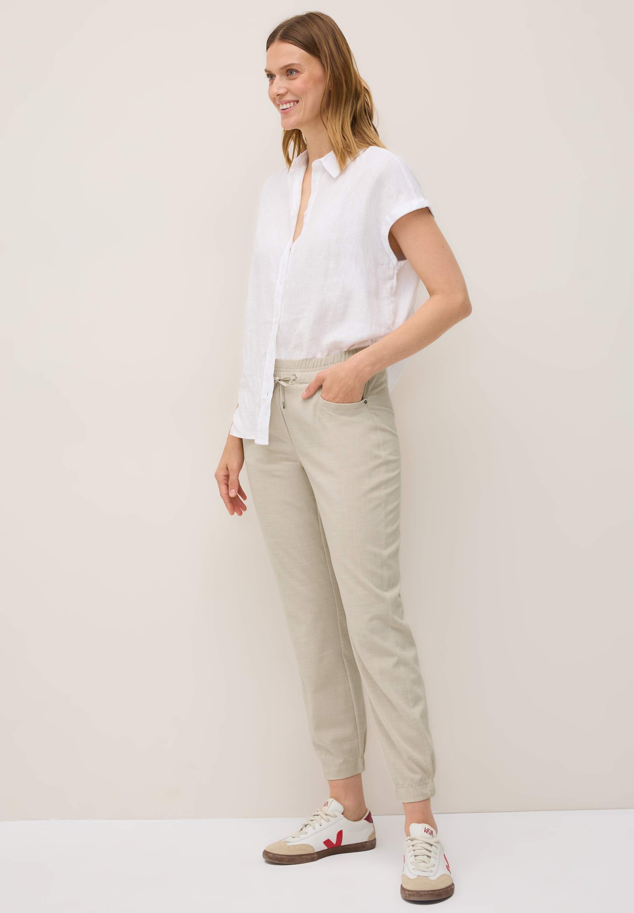 Cecil Jogger Pants, Middle Waist